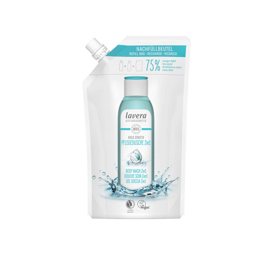 Shower Gel Refill Bag Basis Sensitive 2-in-1, 500 ml