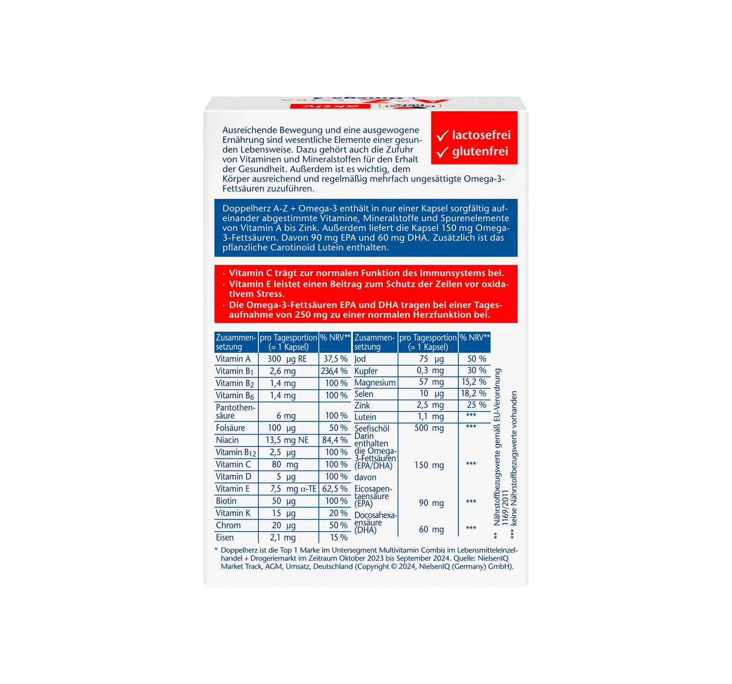 كبسولات AZ + Omega-3 Extra، 30 كبسولة، 45 جم