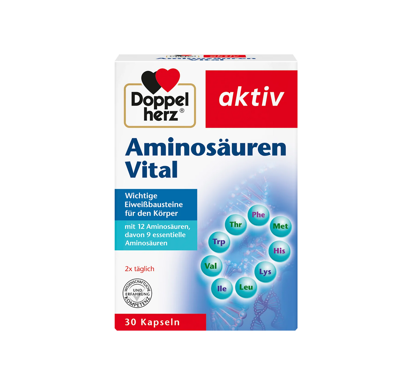Cápsulas de aminoácidos vitales 30 unidades, 27,2 g