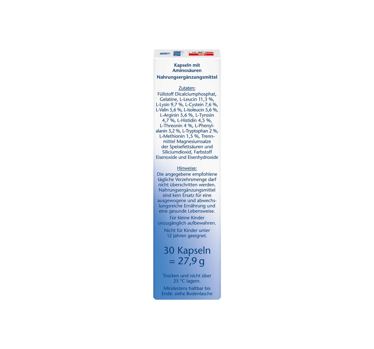Capsules vitales d'acides aminés, 30 pièces, 27,2 g
