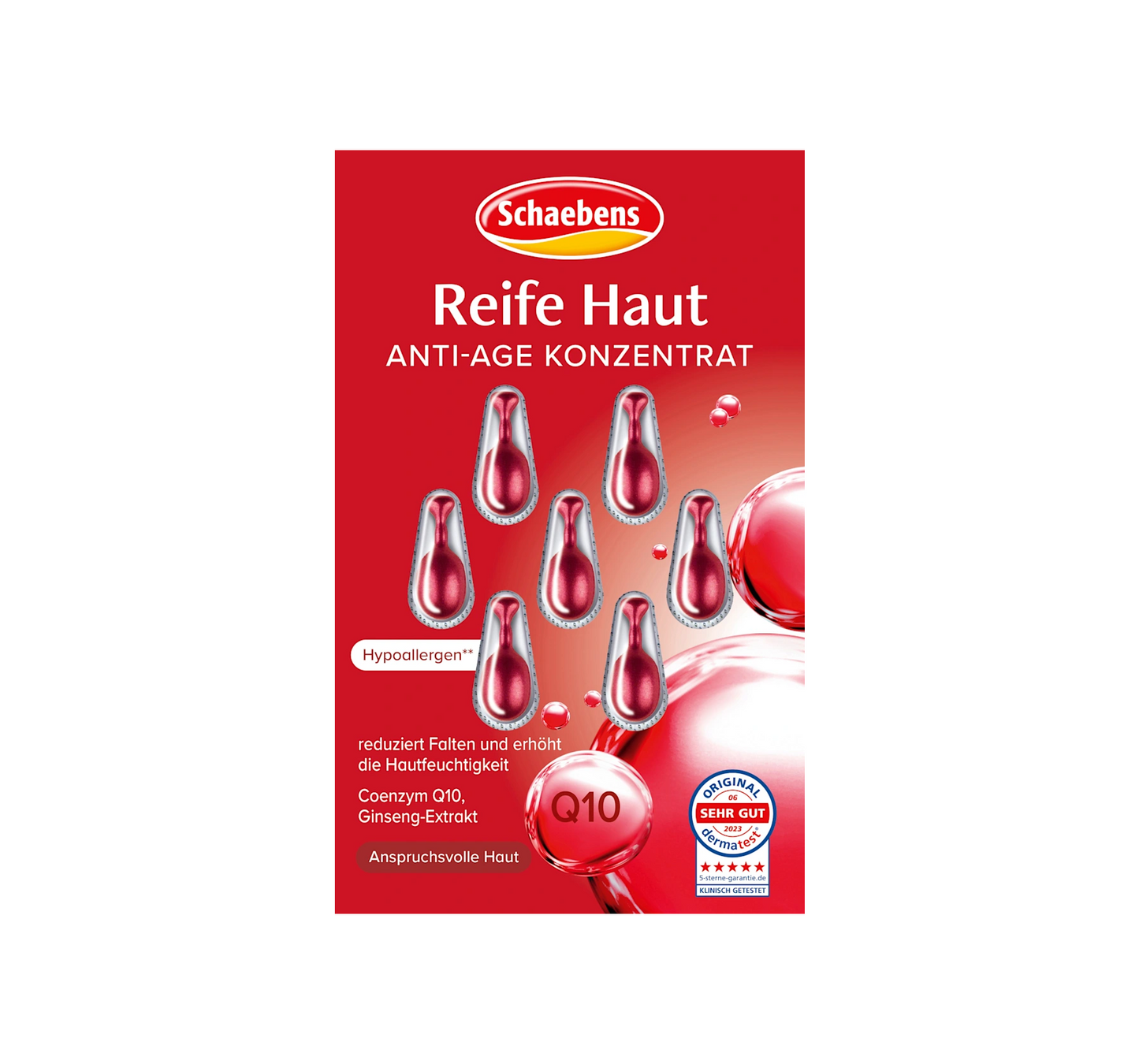 Concentré anti-âge pour peaux matures, 7 pièces