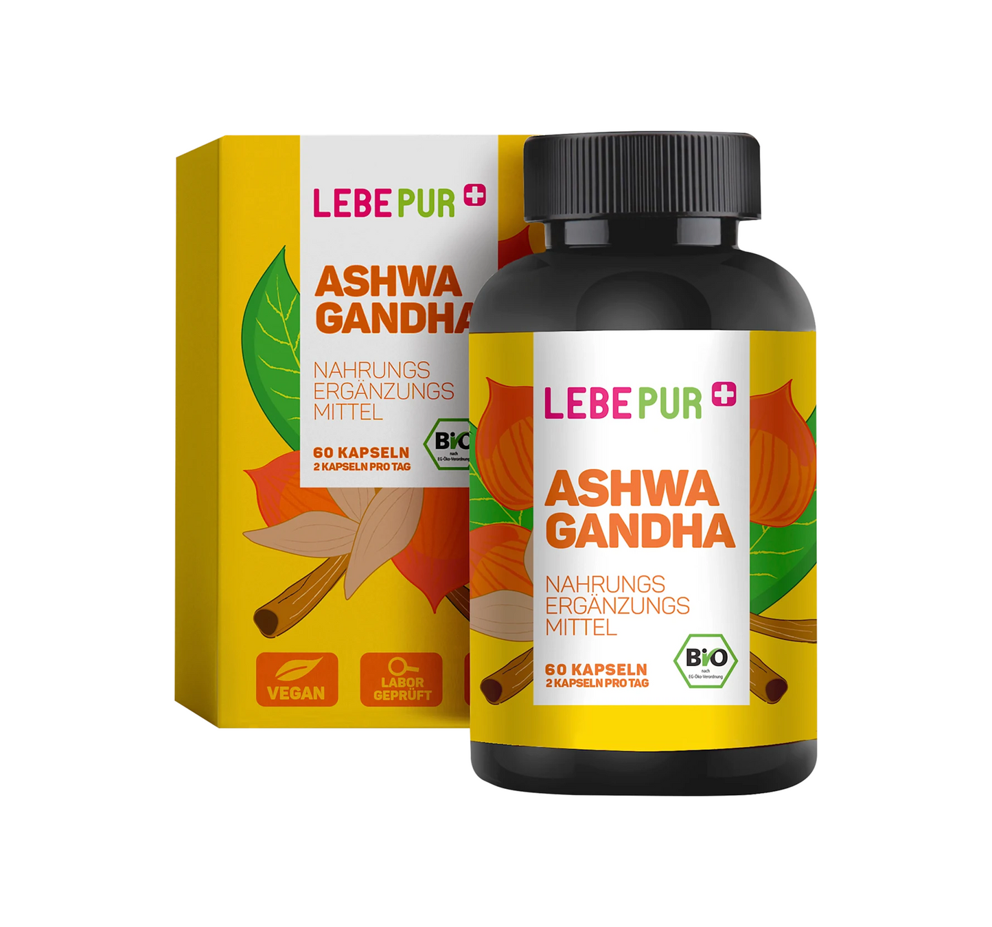Ashwagandha capsules 60 pieces, 37 g