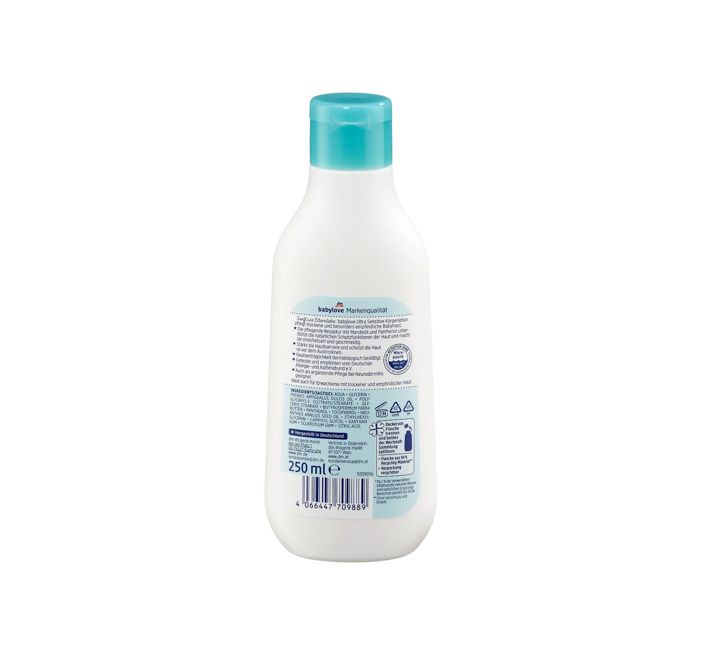 Loción corporal para bebé Ultra Sensitive, 250 ml