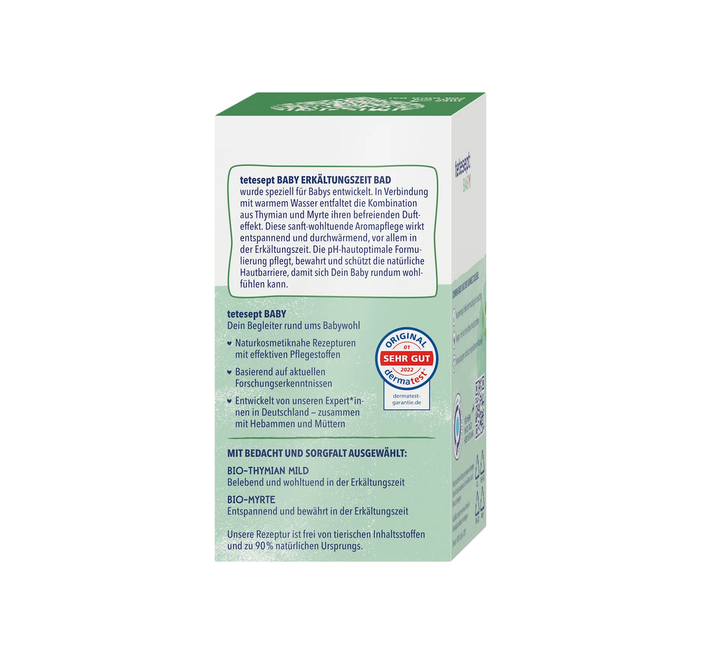 Bain froid pour bébé au thym et au myrte, 100 ml
