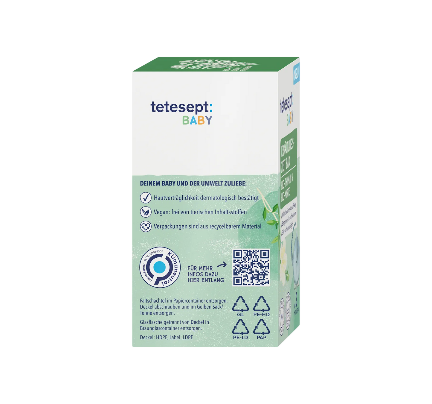 Bain froid pour bébé au thym et au myrte, 100 ml