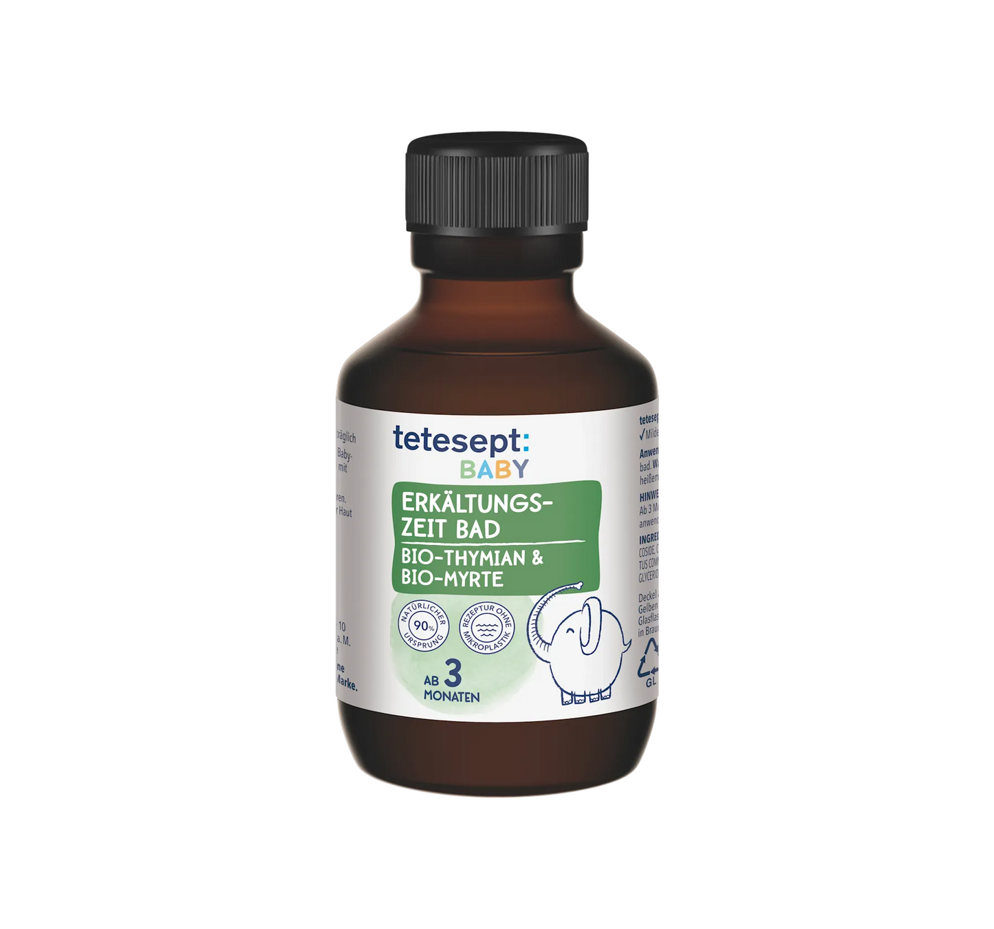 Bain froid pour bébé au thym et au myrte, 100 ml
