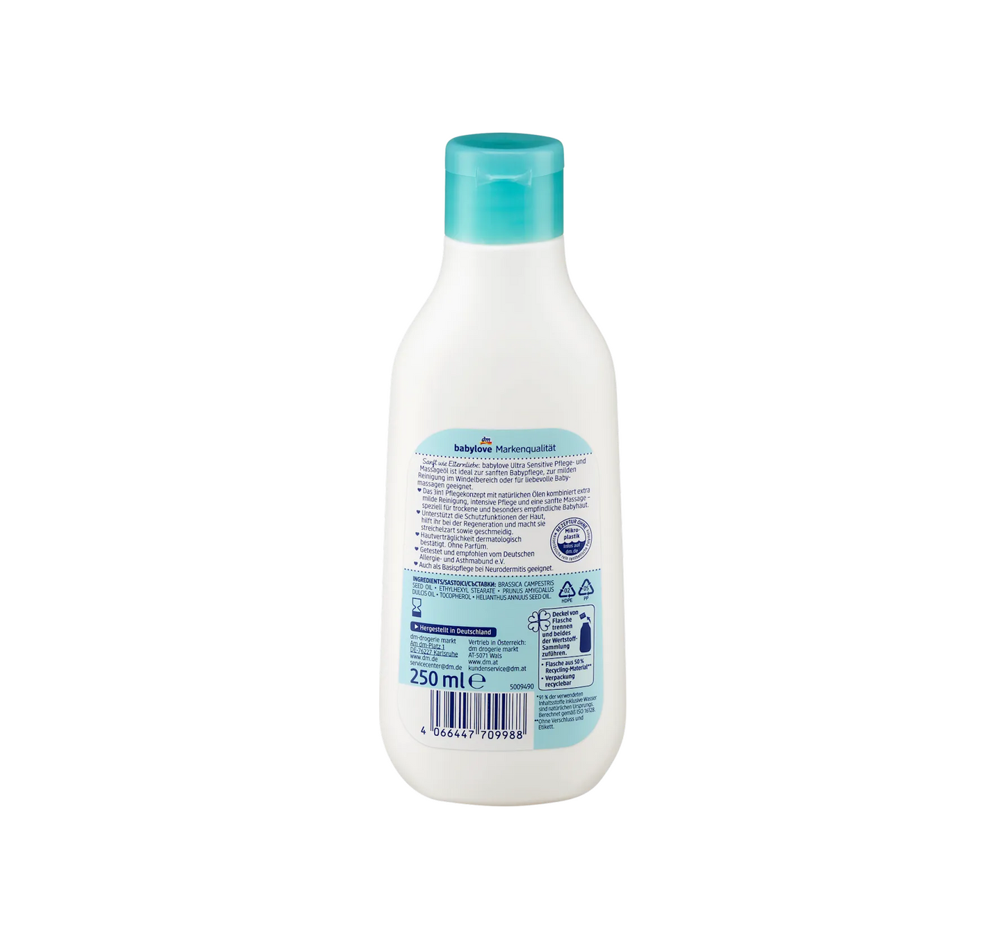 Baby Massage Oil & Care Ultra Sensitive, 250 ml