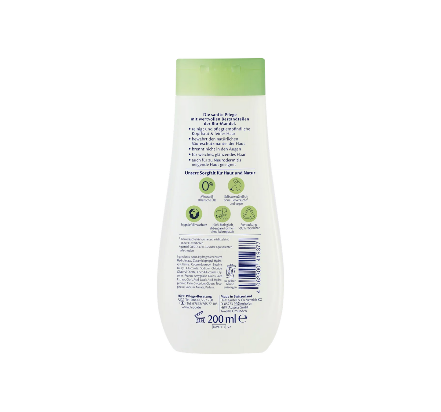 Shampoing bébé Sensitive, 200 ml
