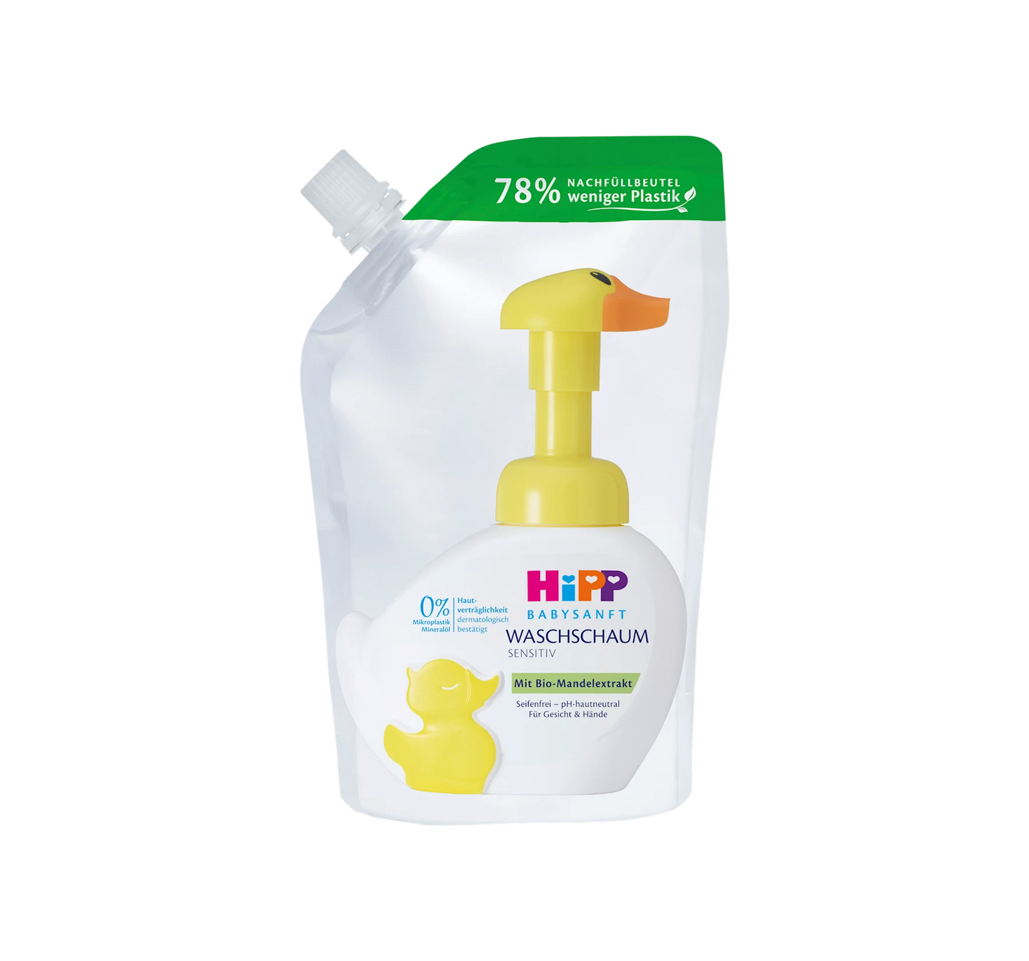 Mousse lavante pour bébé Sensitive, recharge, 250 ml