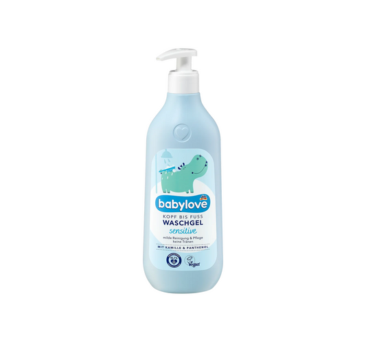 Gel lavant pour bébé Sensitive de la tête aux pieds, 500 ml
