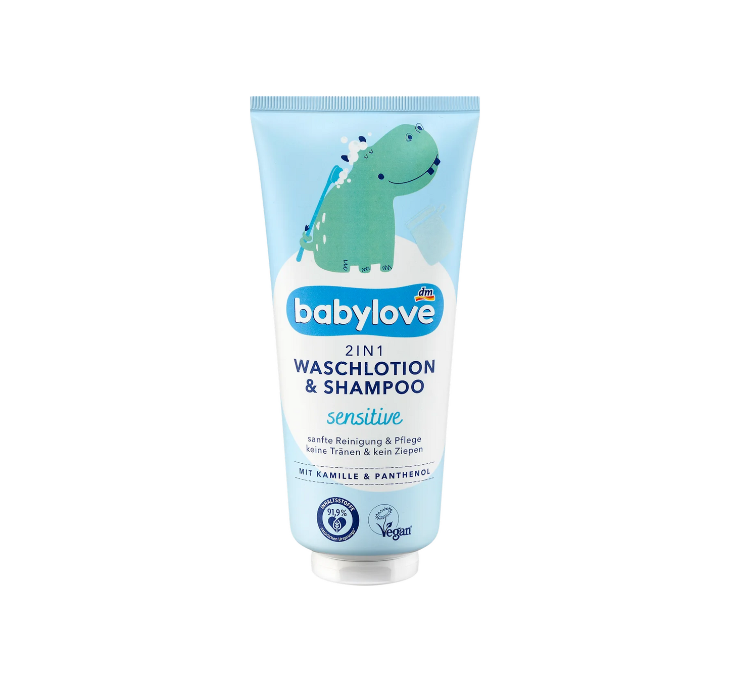 Babyshampoo, douche- en waslotion 2-in-1, 200 ml