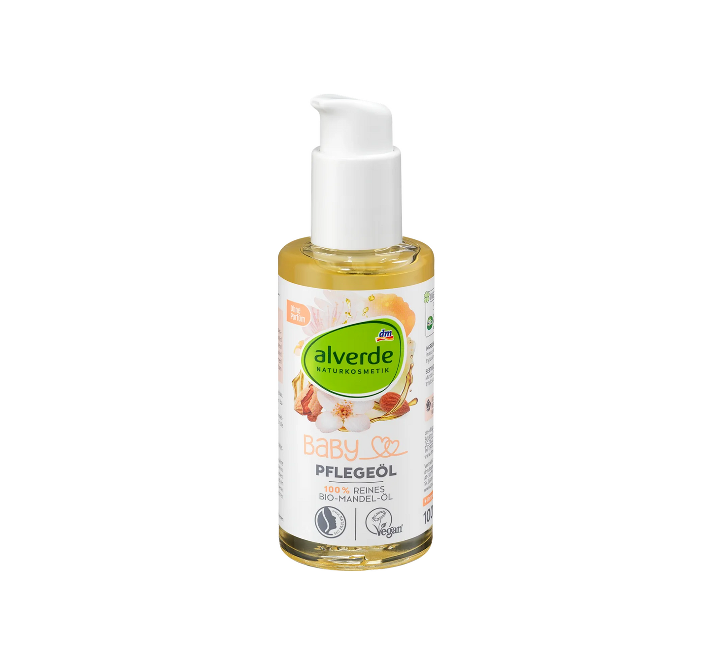 Huile pour bébé 100% pure huile d'amande, 100 ml