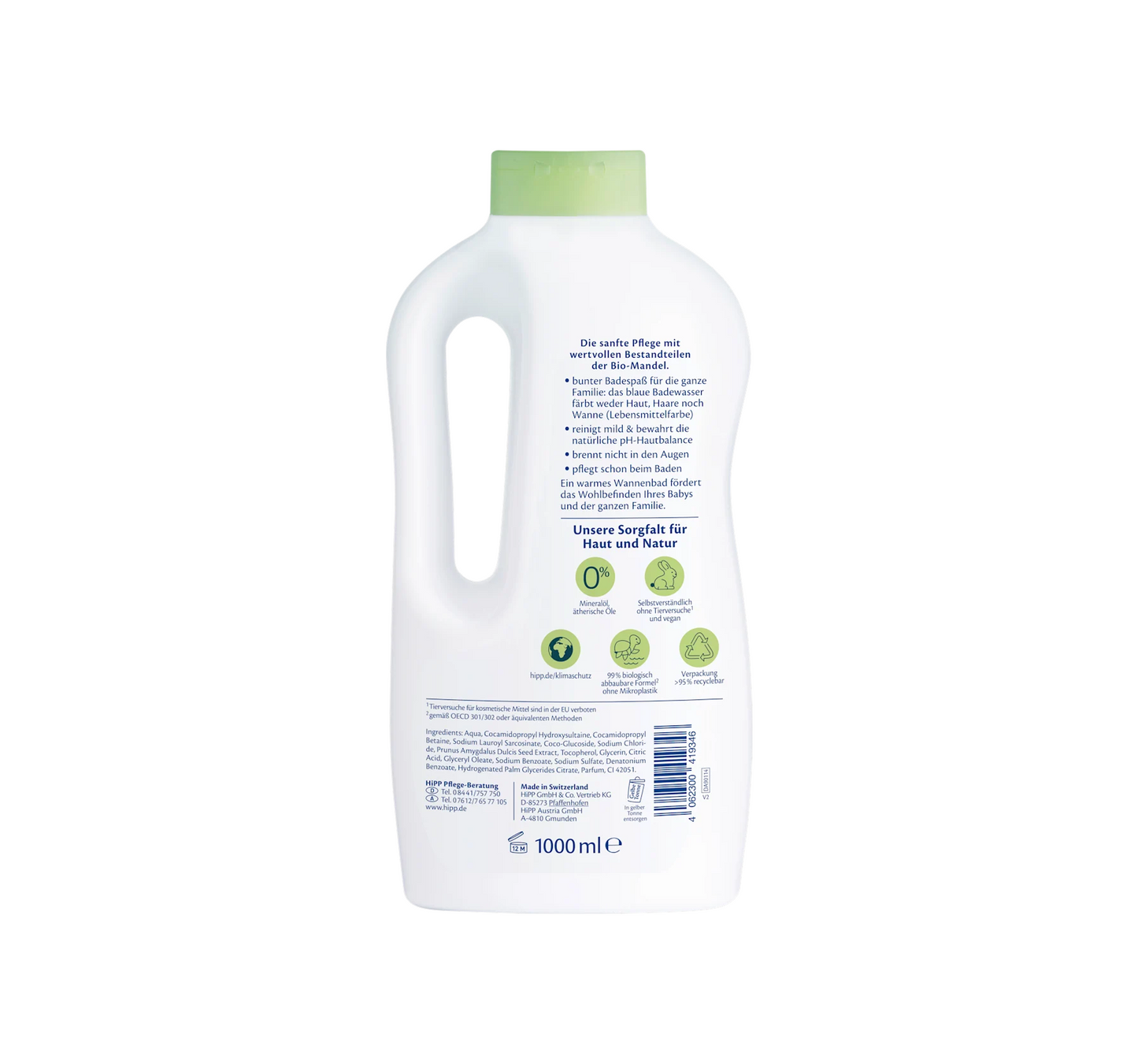 Additif de bain familial pour bain sensible, 1 l