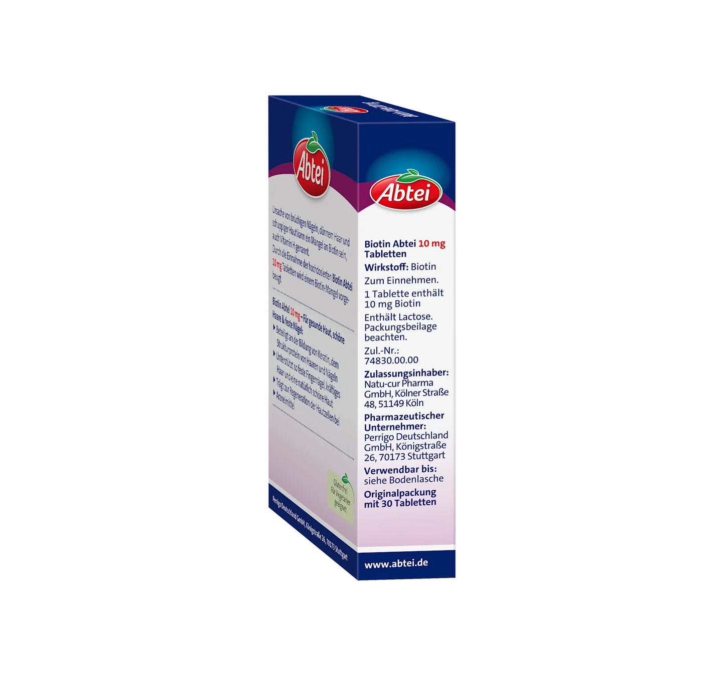 Biotin tablets, 30 pieces