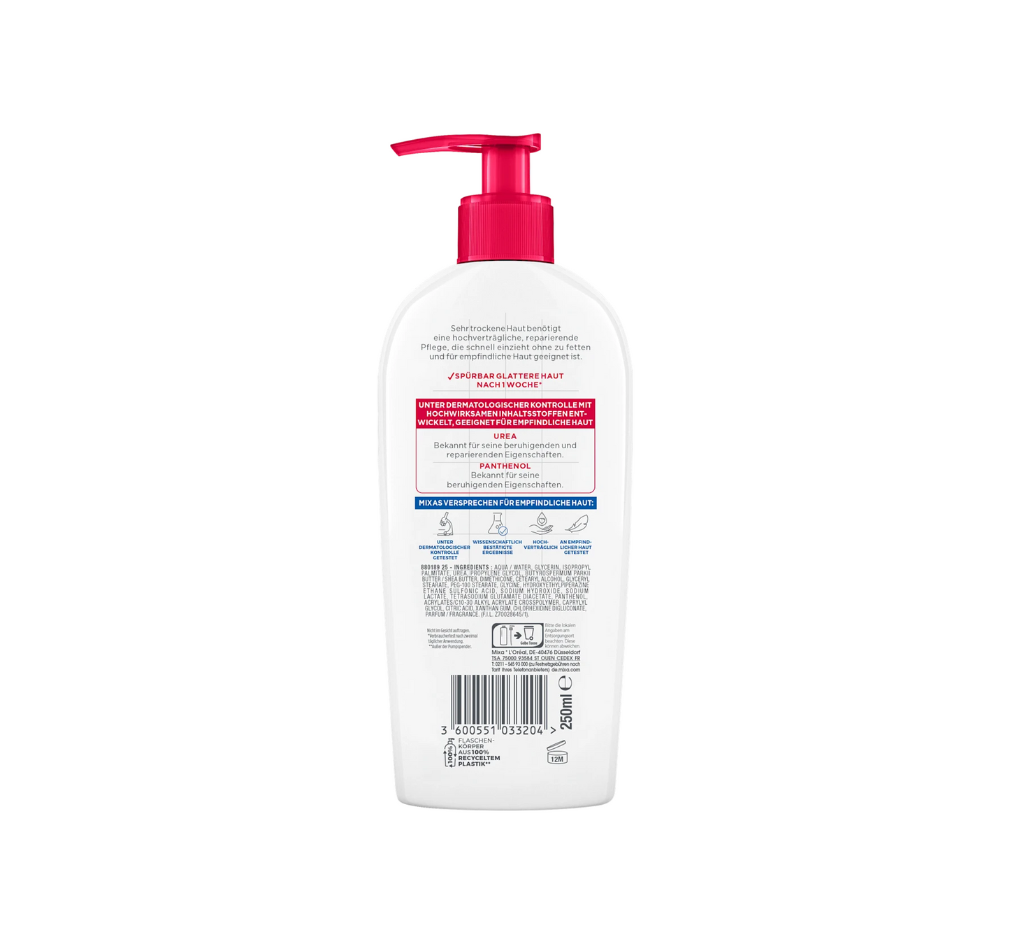 Lait corporel Urée Cica Repair, 250 ml