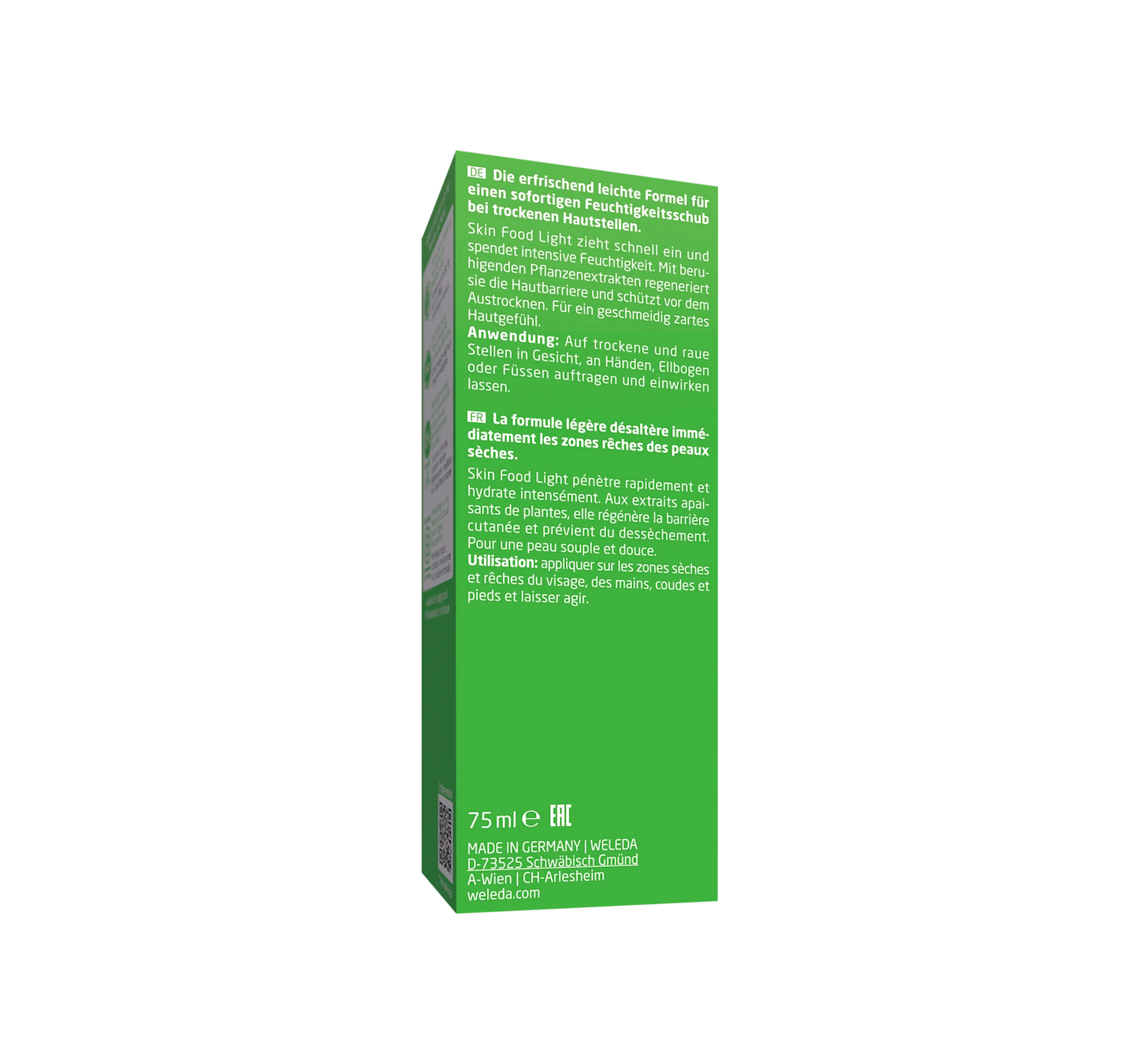 Body and face cream Skin Food Light, 75 ml