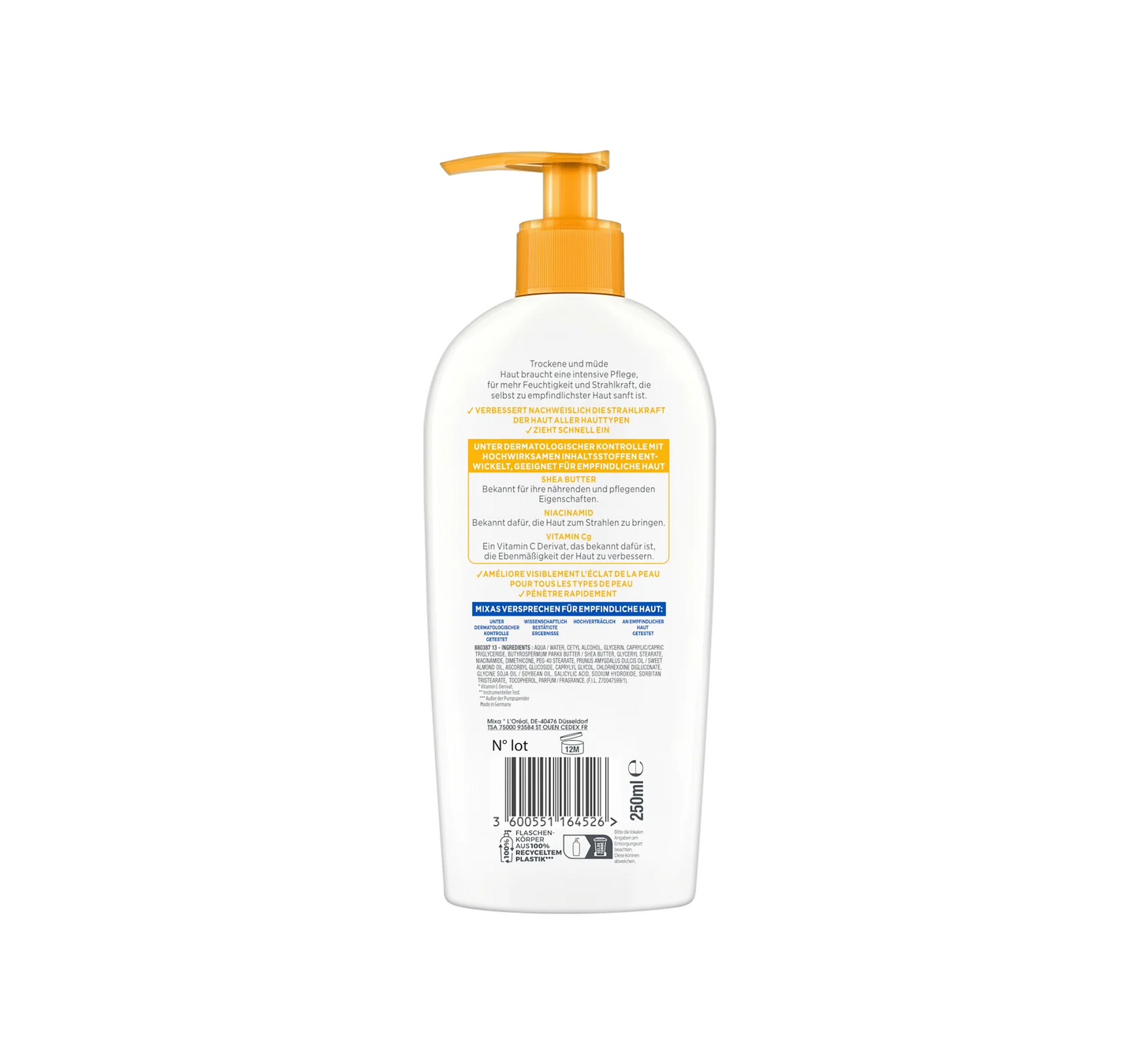 Lotion pour le corps Niacinamide Bright, 250 ml