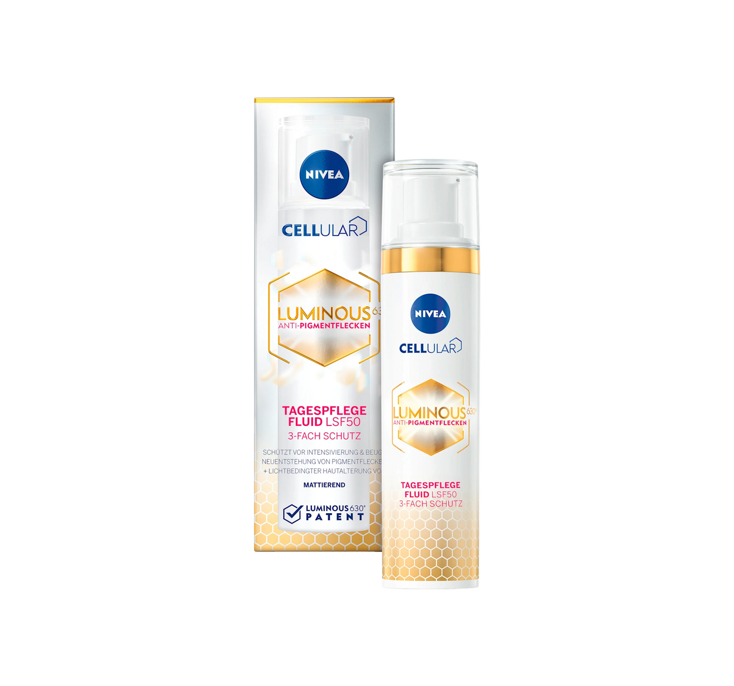 Cellular Luminous 630 Anti-Pigment Spot Facial Fluid SPF 50, 40 ml