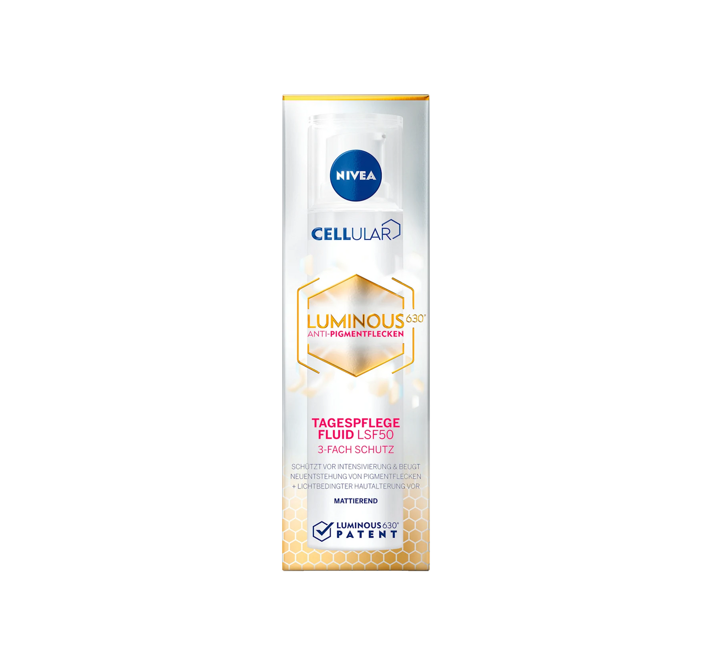 Cellular Luminous 630 Anti-Pigment Spot Facial Fluid SPF 50, 40 ml