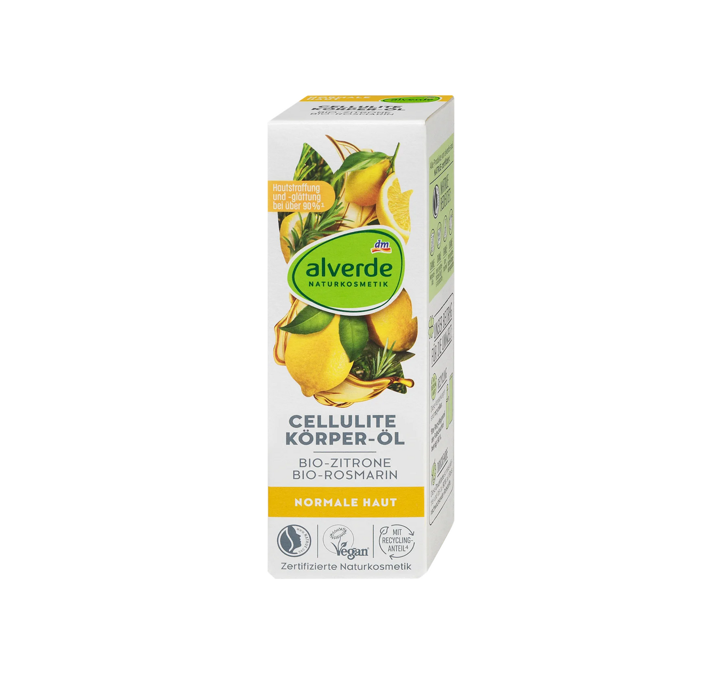 Óleo para celulite limão alecrim, 100 ml