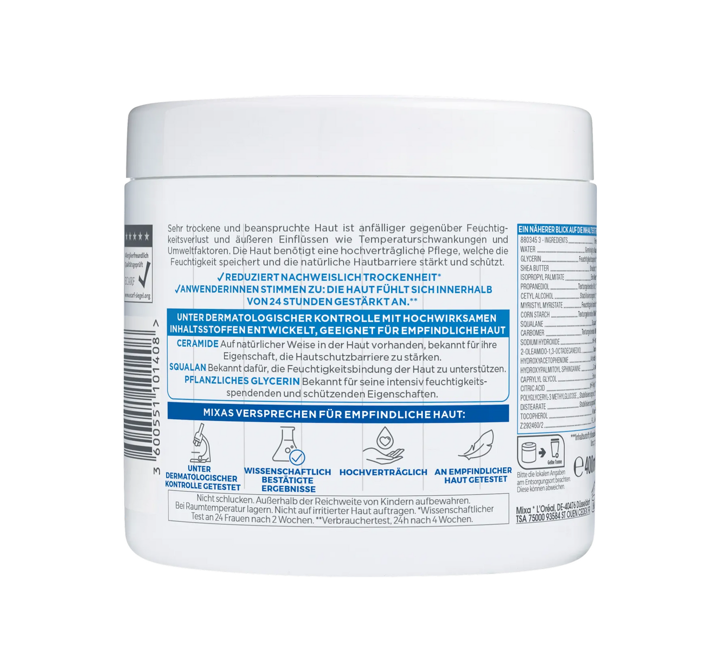 Ceramide Protect Care Cream, 400 ml