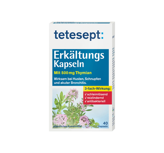 Cold capsules, 40 pieces