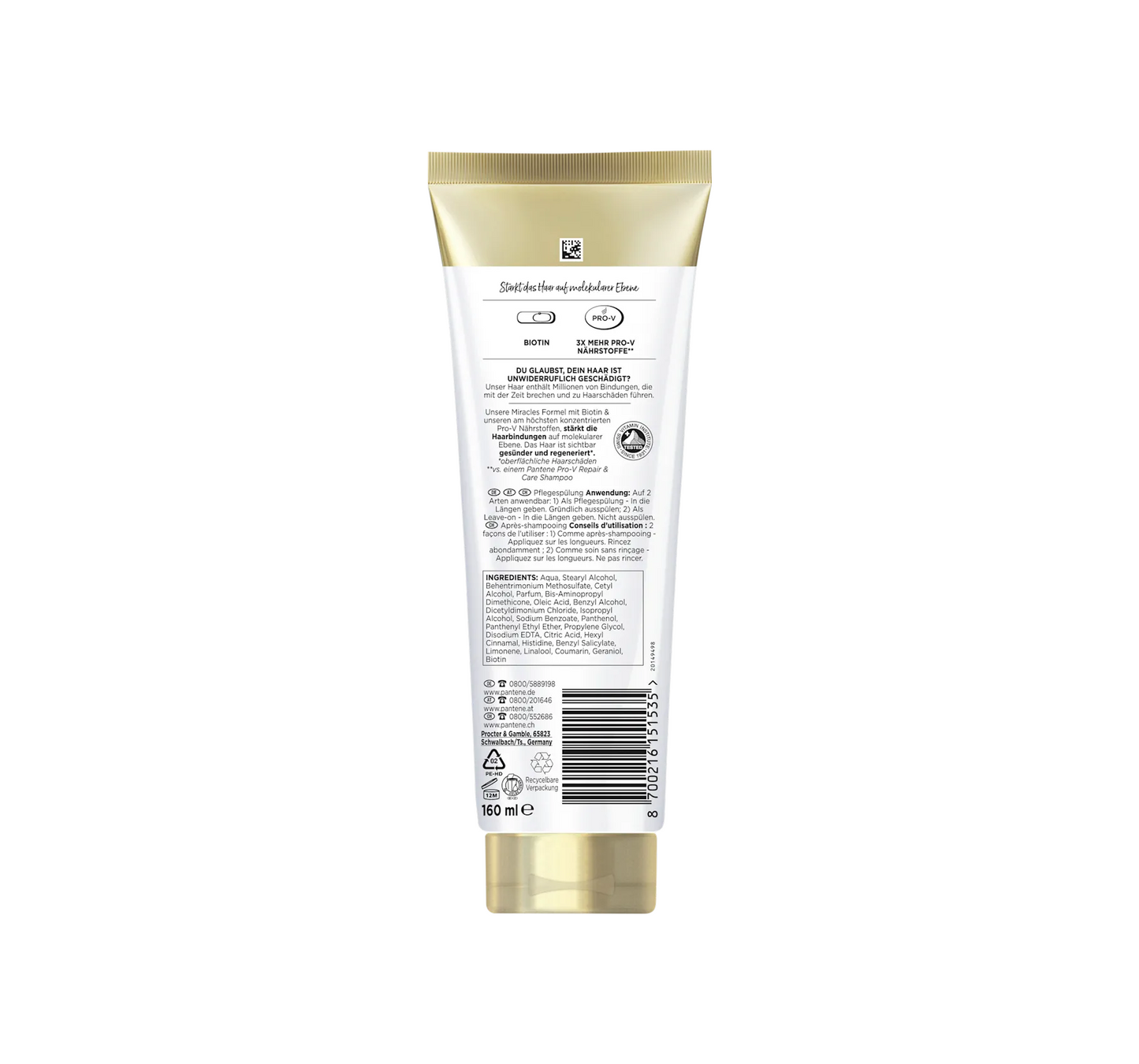 Conditioner miracles Bond Repair, 160 ml