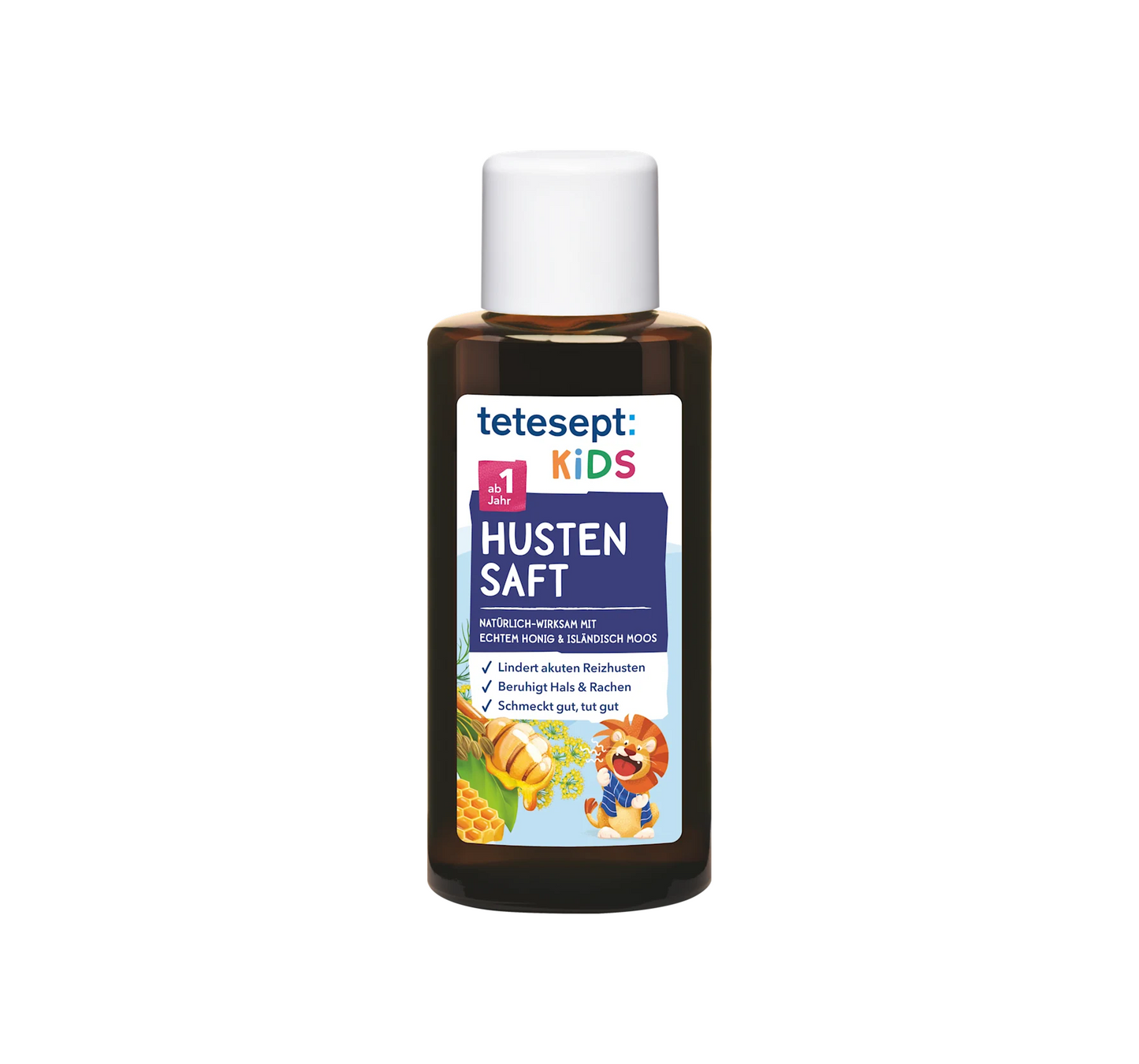 Sirop contre la toux pour enfants au miel et à la mousse d'Islande, 168 g