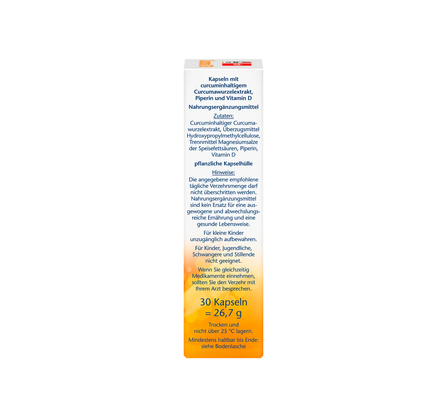 Curcuma 750 capsules 30 pieces, 26.7 g