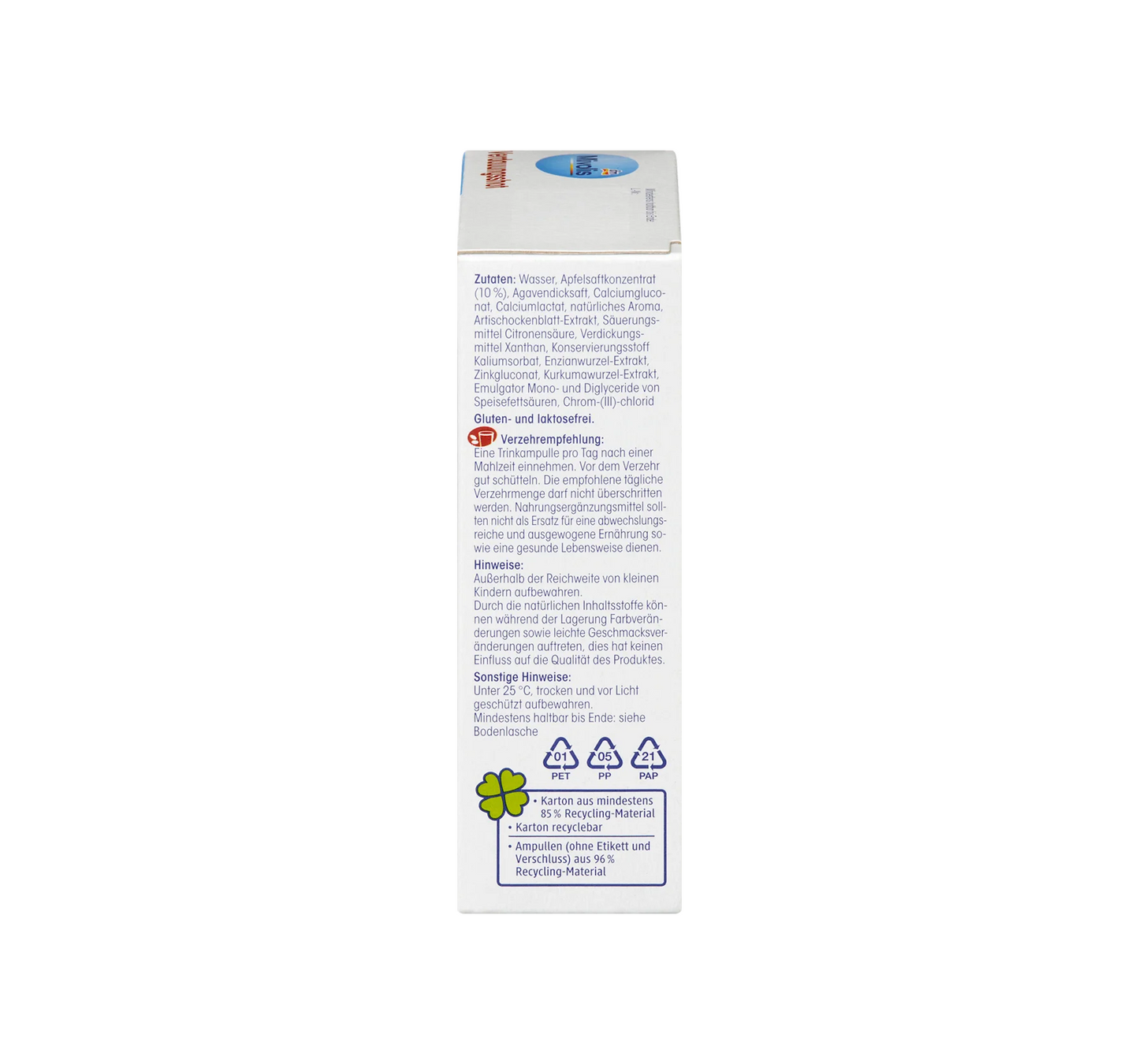 Digestive shot 7 pieces of 25 ml, 175 ml