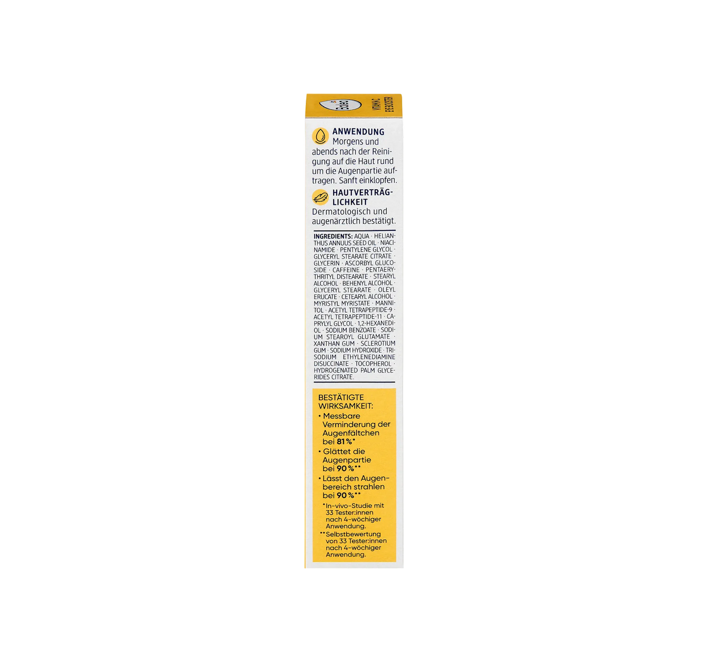 Crema para ojos Beauty Expert Vitamin C Eye Booster, 15 ml