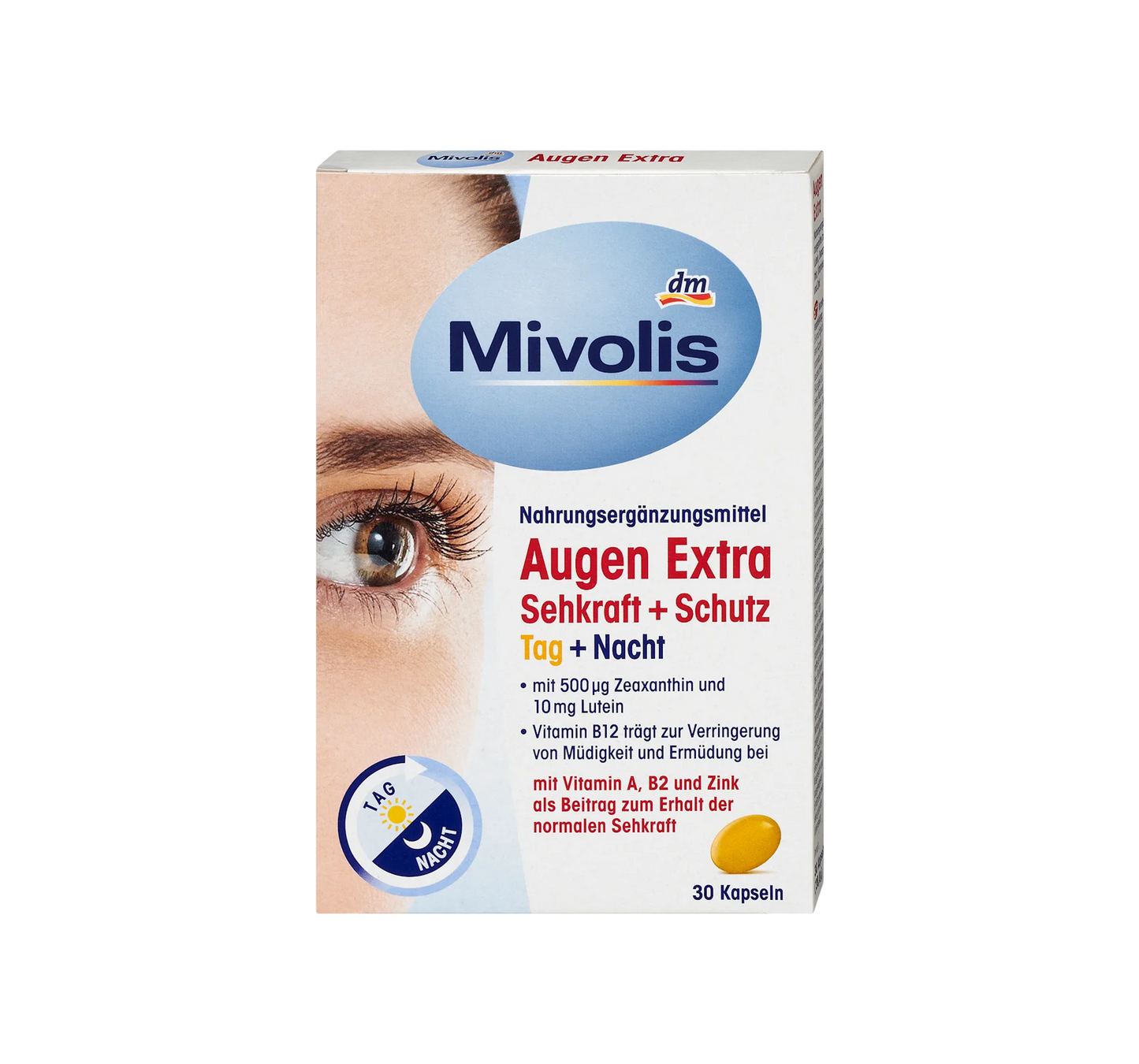 Eyes Extra Vision + Protection, Day + Night, Capsules, 30 pcs., 28.8 g