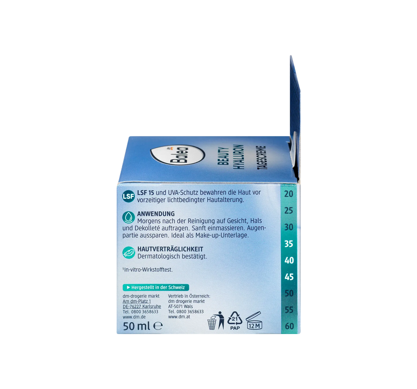 Facial Cream Anti Wrinkle Beauty Hyaluron SPF 15, 50 ml