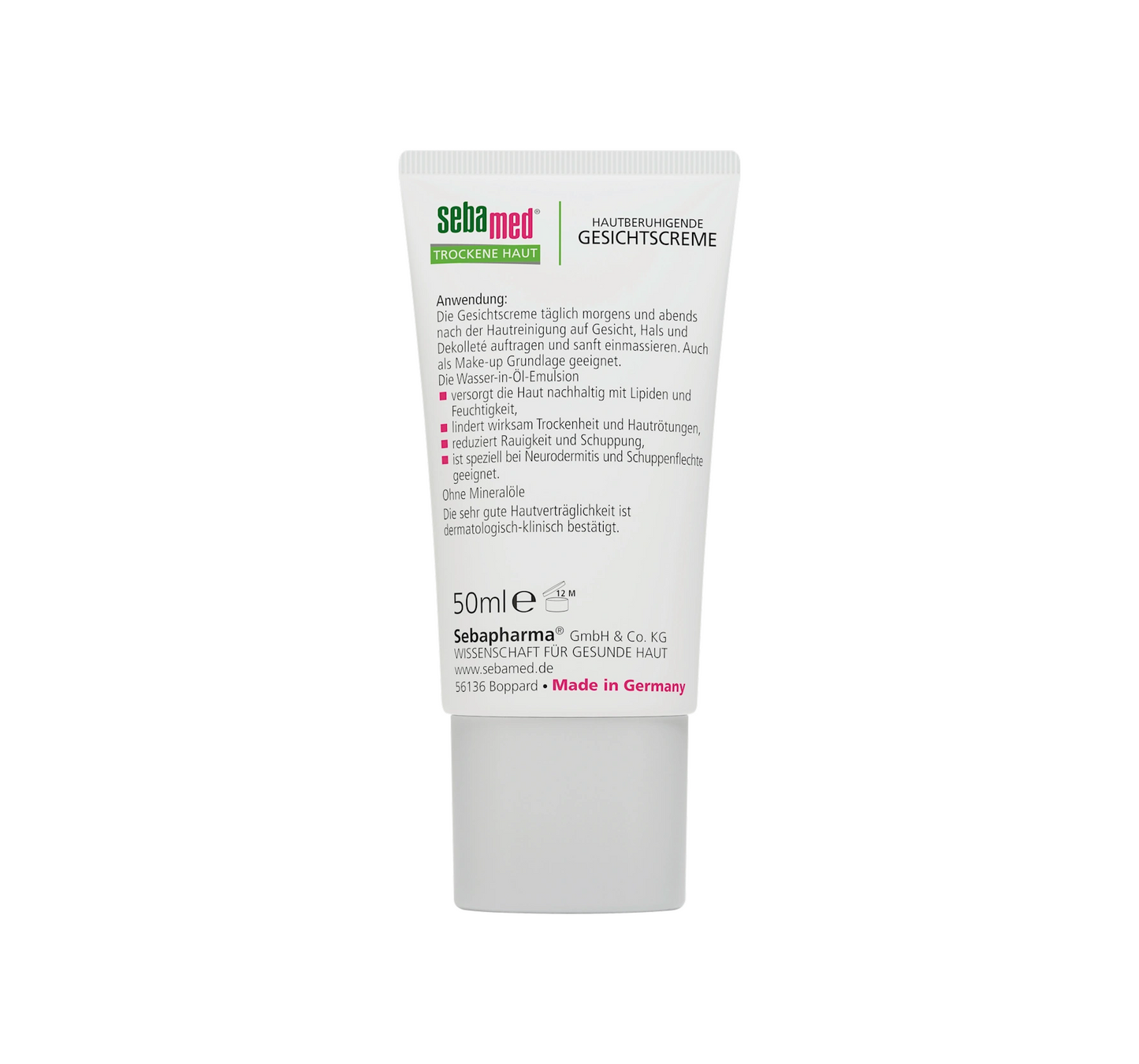 Crème visage pour peaux sèches, 50 ml
