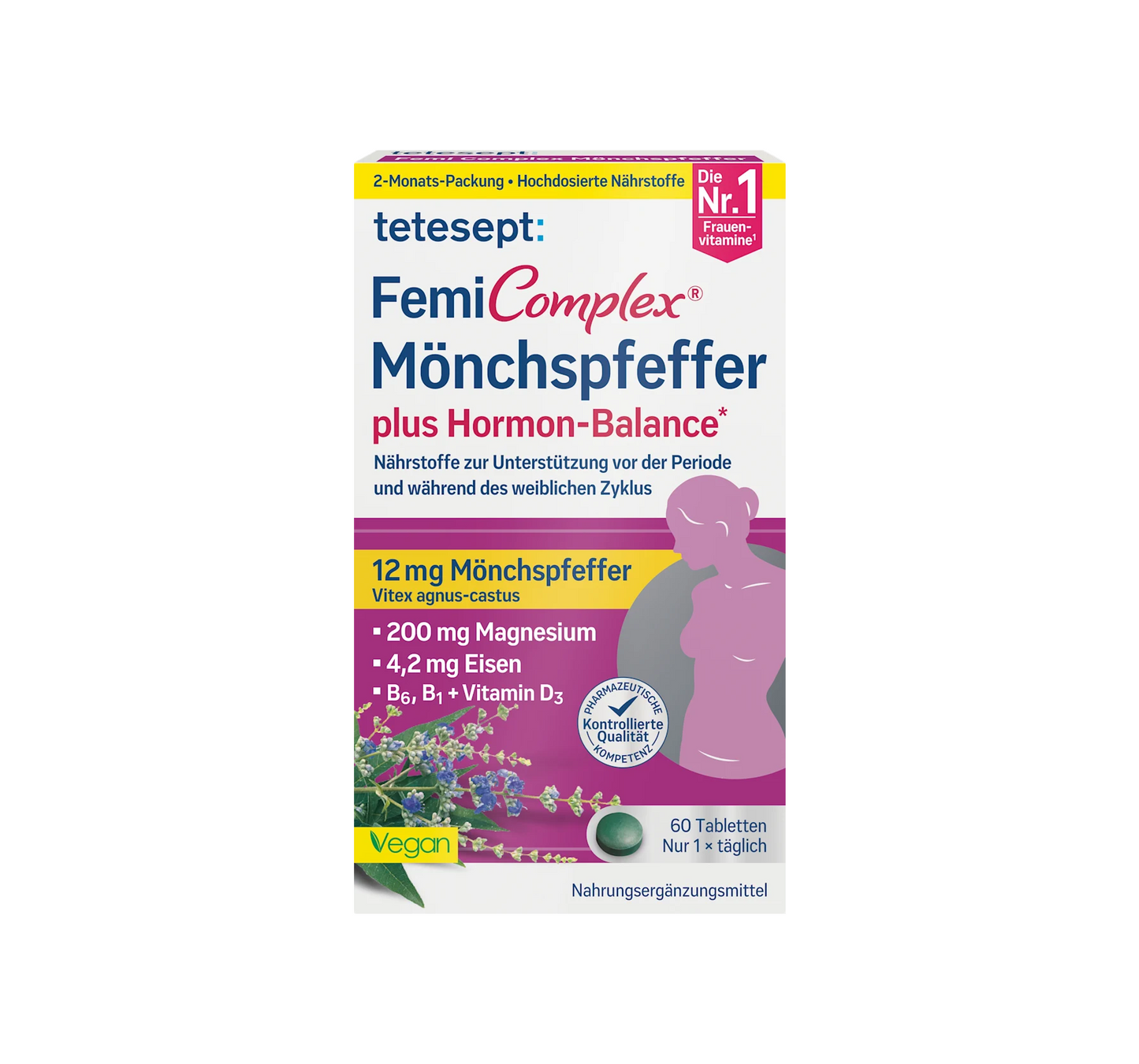 FemiComplex chasteberry tablets 60 pcs, 43.5 g