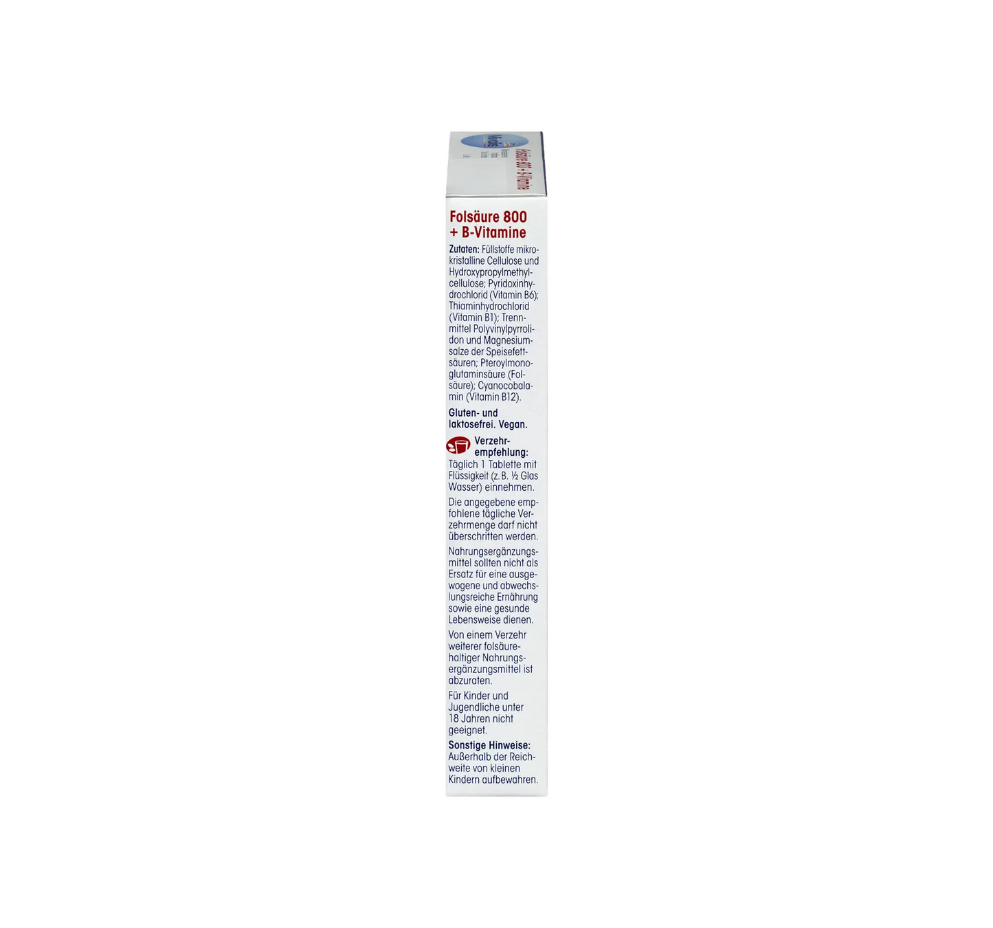 Acide folique 800 + vitamines B, 60 comprimés, 19 g