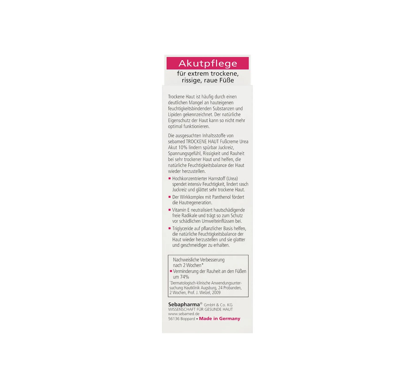 Foot Cream Dry Skin Urea Acute, 100 ml