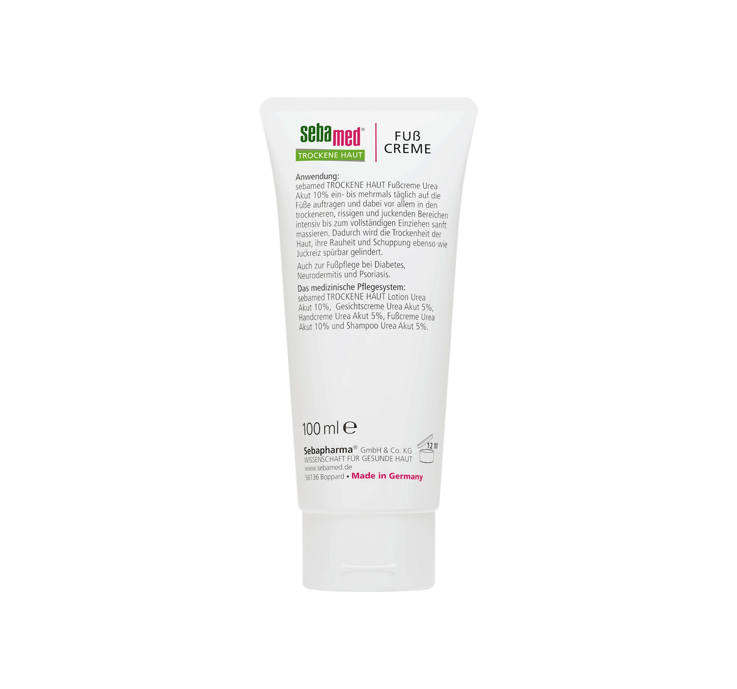Foot Cream Dry Skin Urea Acute, 100 ml