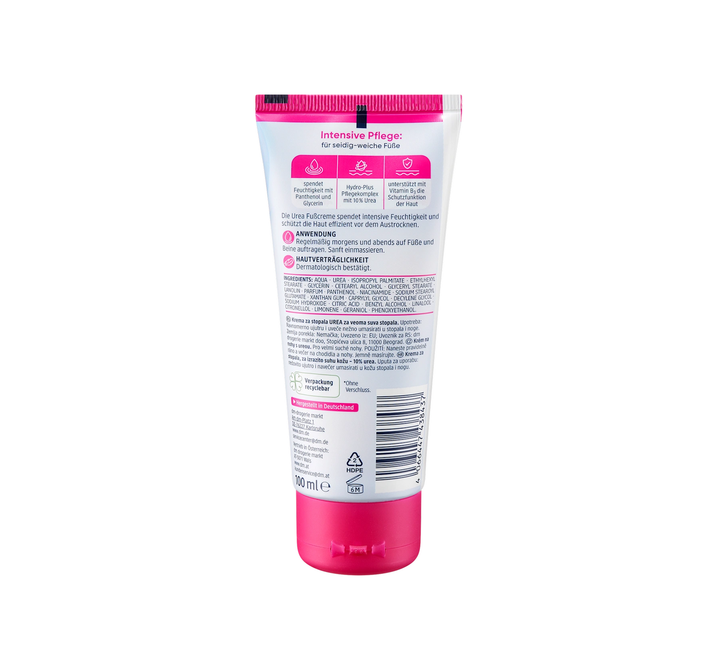 Jalakreem karbamiidiga, 100 ml