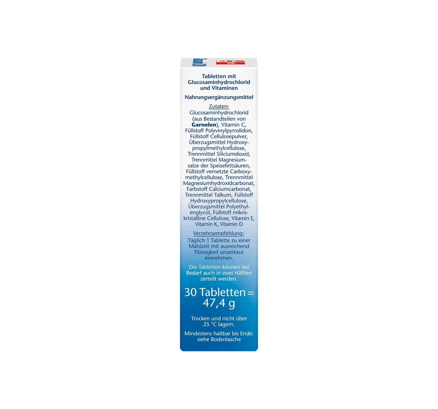 Glukosamin 1200 tabletter 30 st, 47,4 g