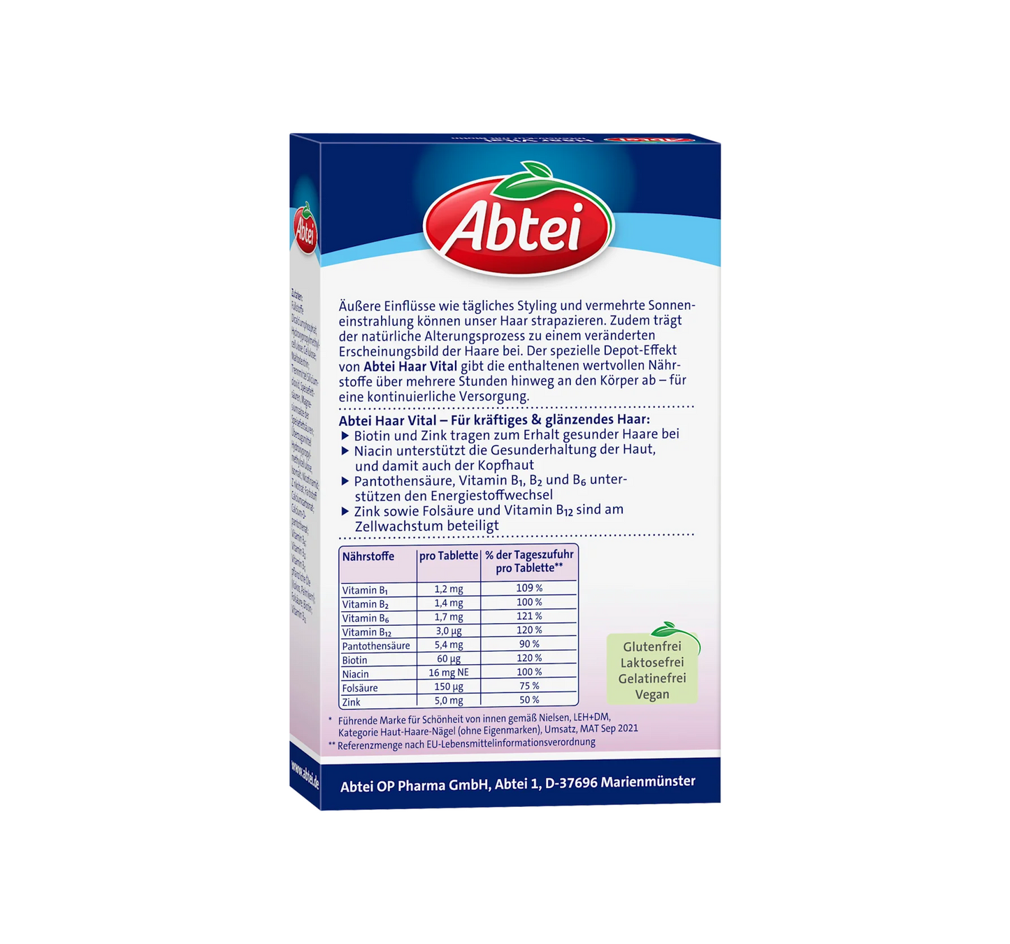Hair Vital à la biotine 30 pièces, 23 g