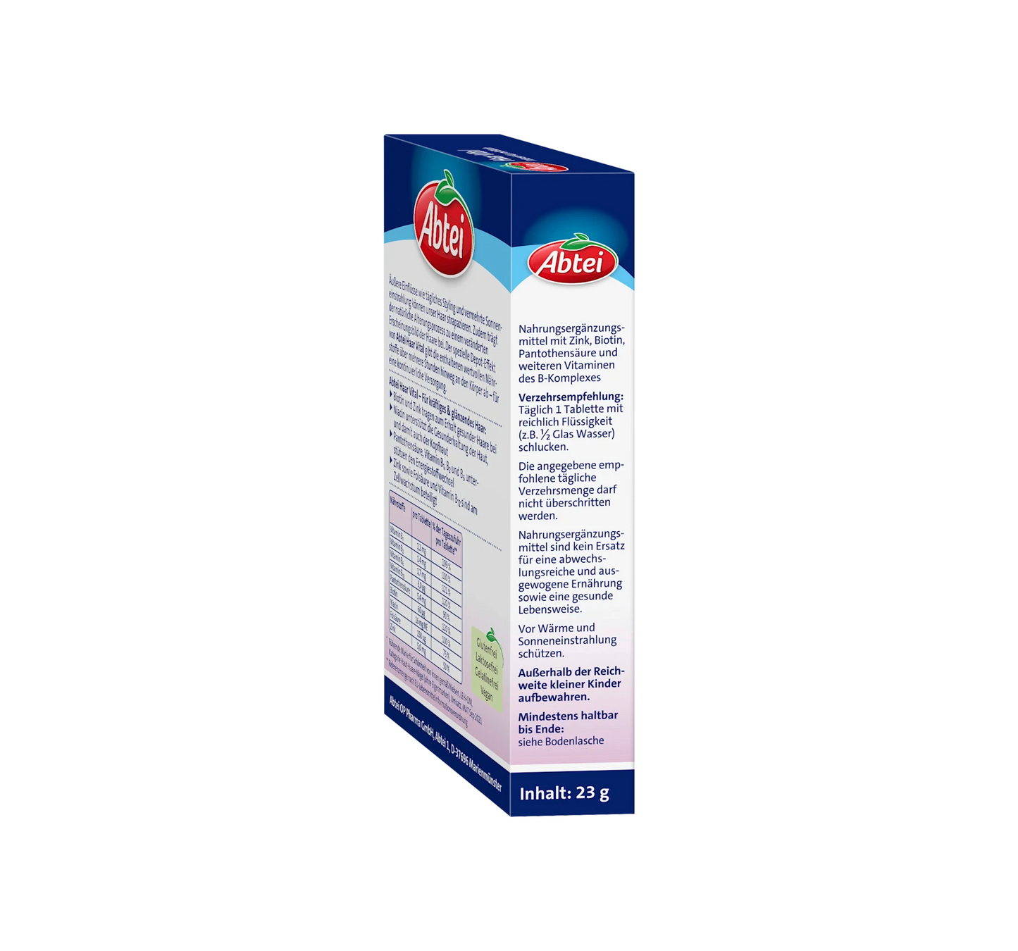Hair Vital à la biotine 30 pièces, 23 g
