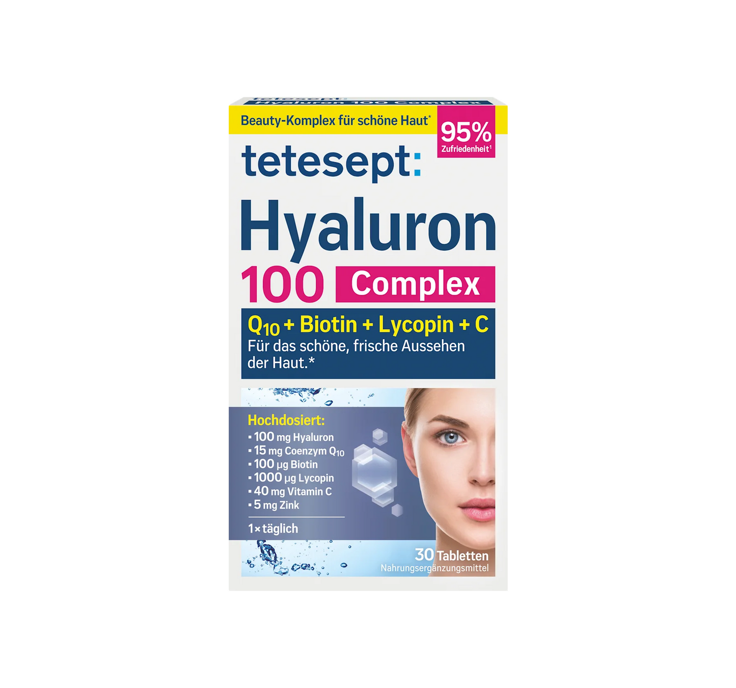 Comprimés de complexe Hyaluron 100, 30 pièces, 8,7 g