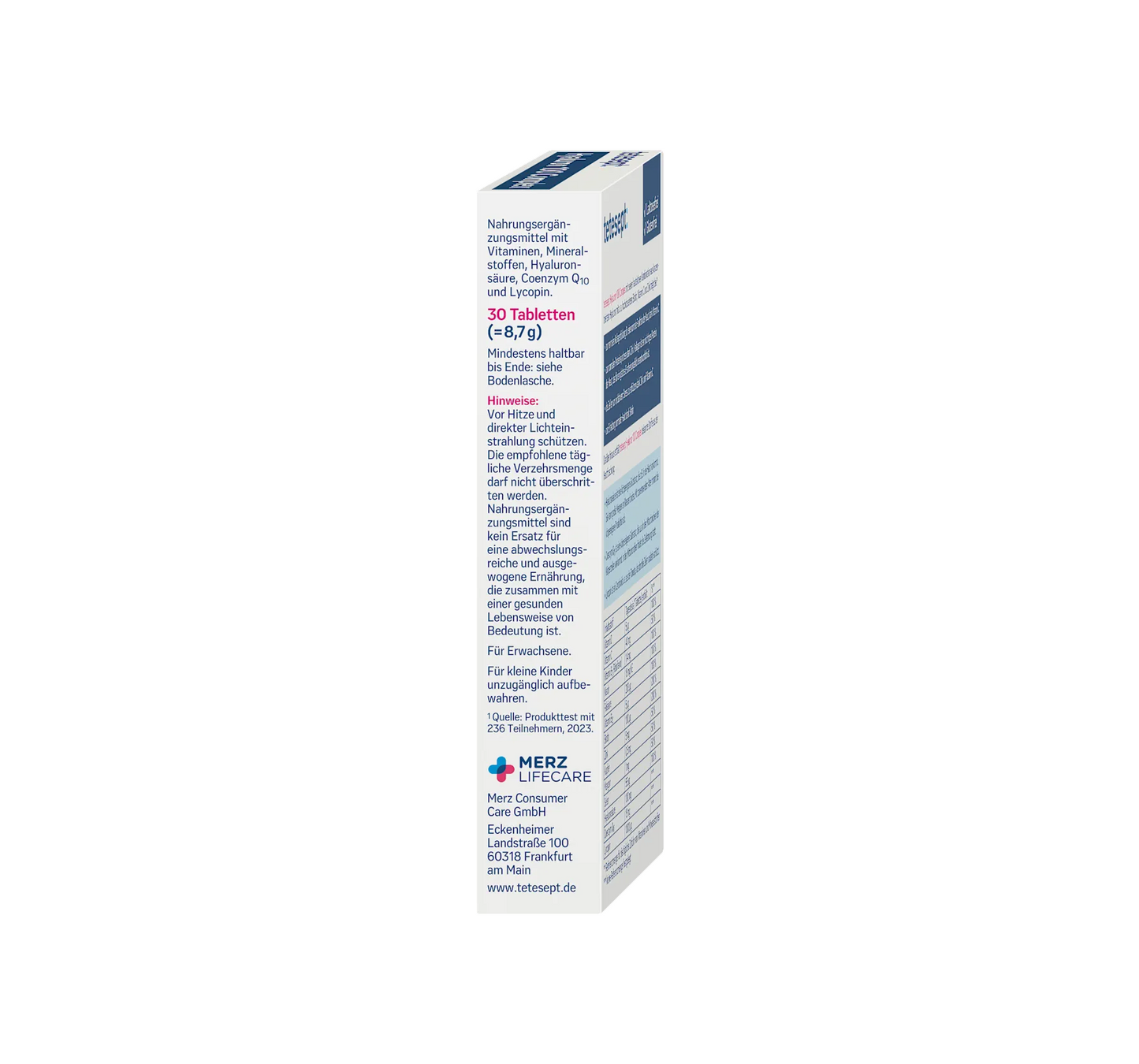 Comprimés de complexe Hyaluron 100, 30 pièces, 8,7 g