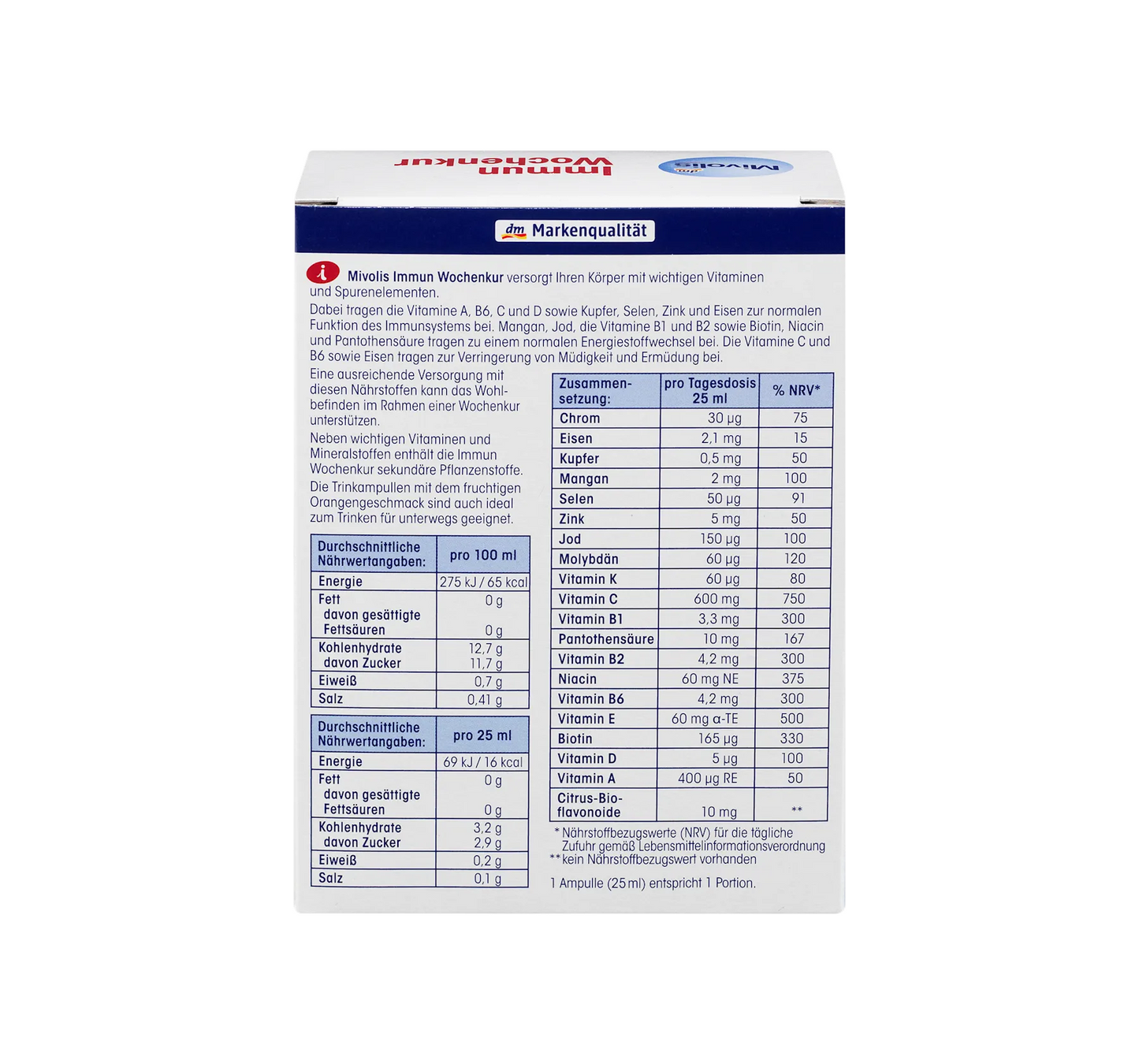 Immune Veckovisa Behandlingsampuller 7 st., 175 ml