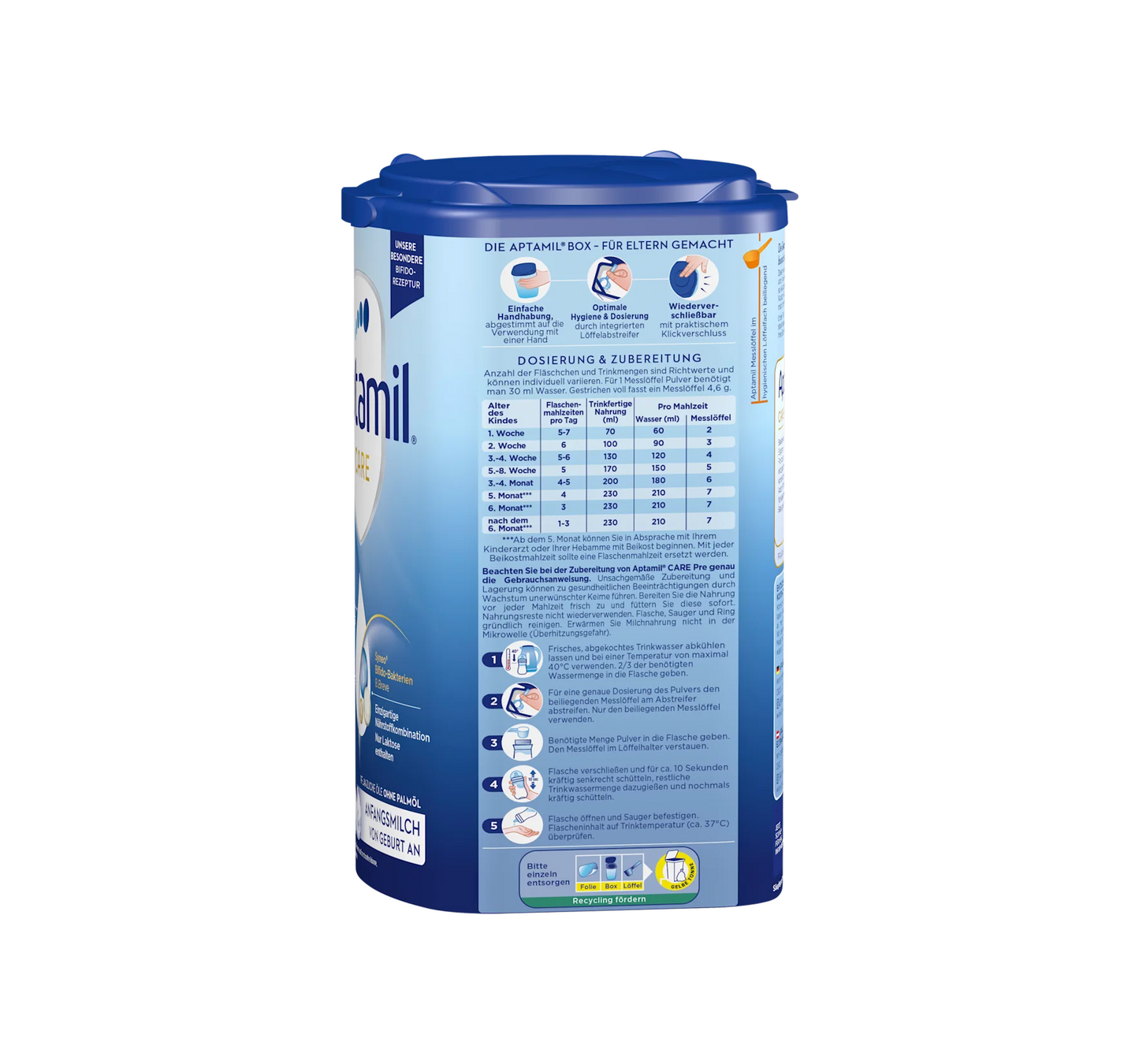Lait Initial Pré Care dès la naissance, 800 g
