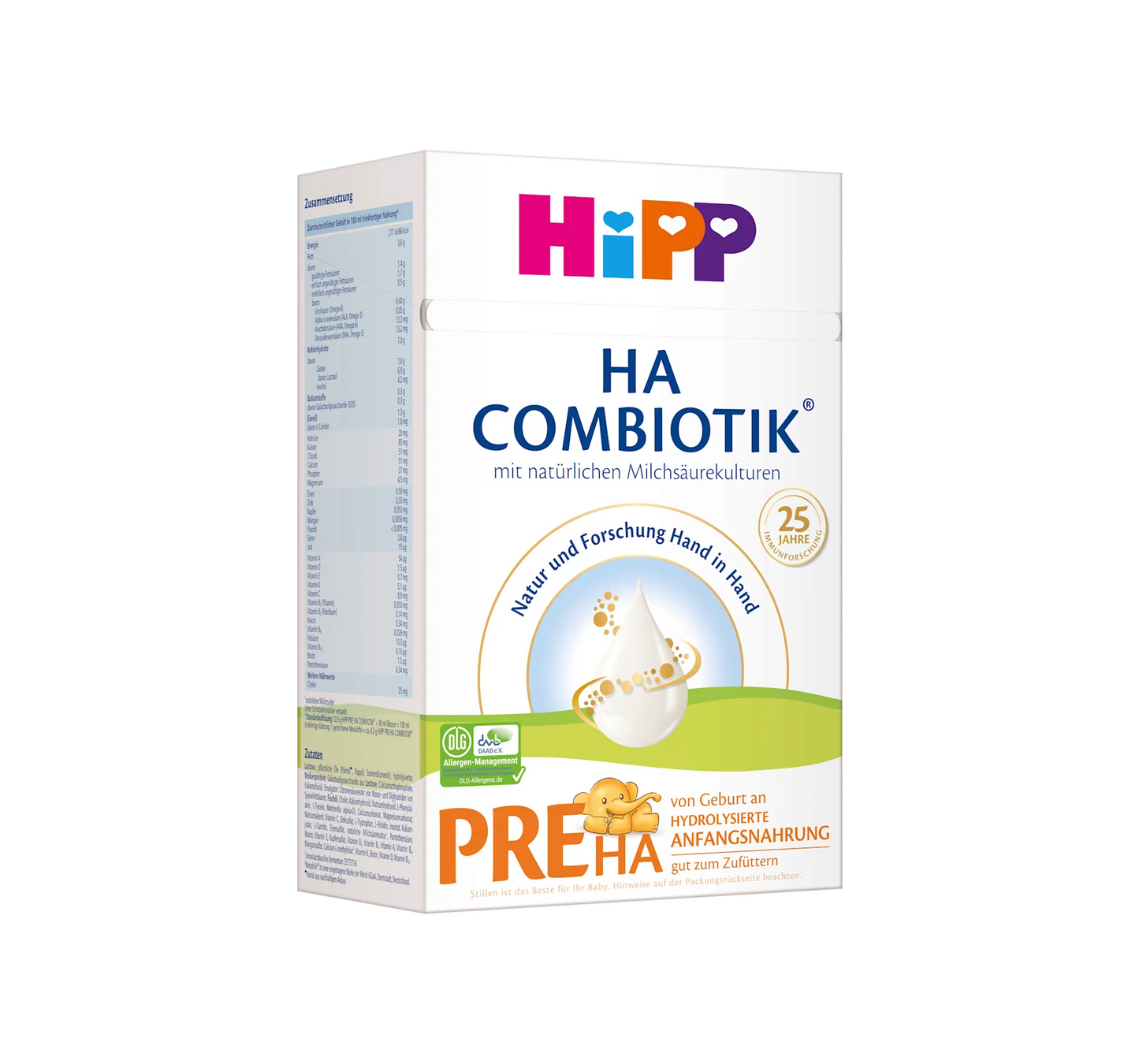 Initial milk Pre HA Combiotik from birth, 600 g