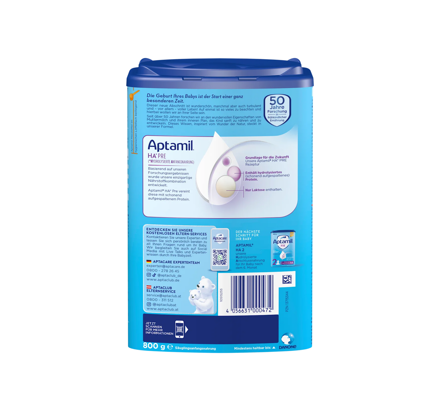 Initial milk Pre HA from birth, 800 g