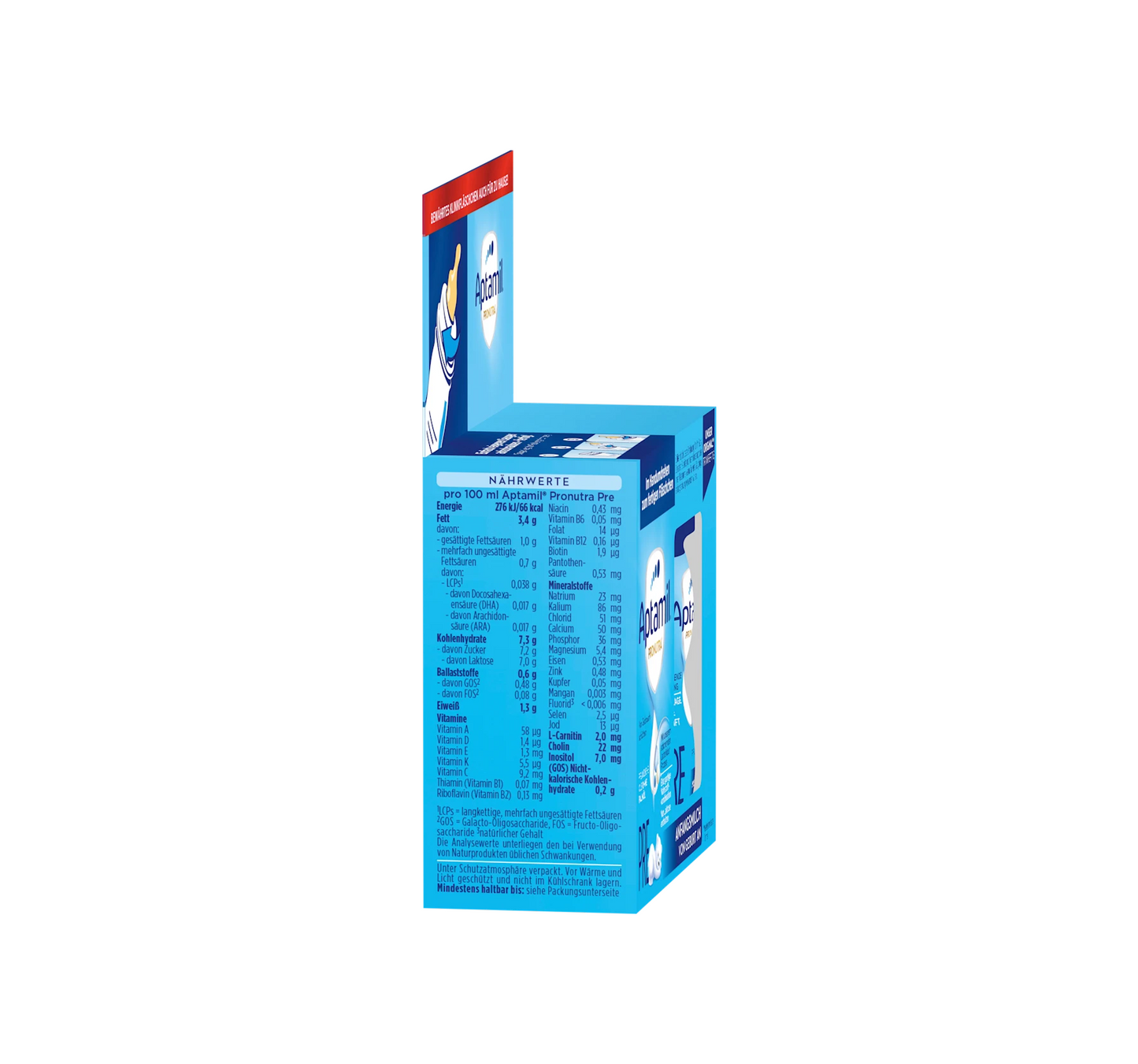 Lait Initial Pré-prêt à boire dès la naissance, 2x90 ml, 180 ml
