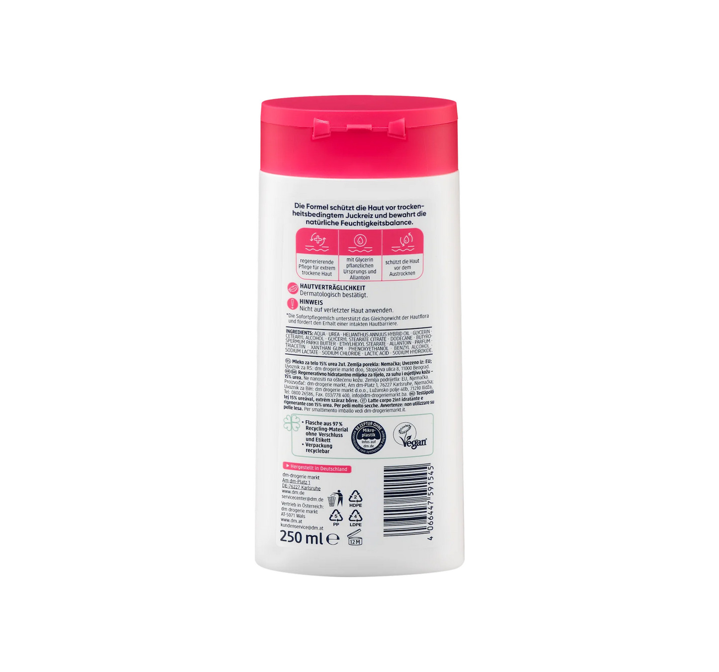 Instant Care Milk 2in1 15% Urea Balea med